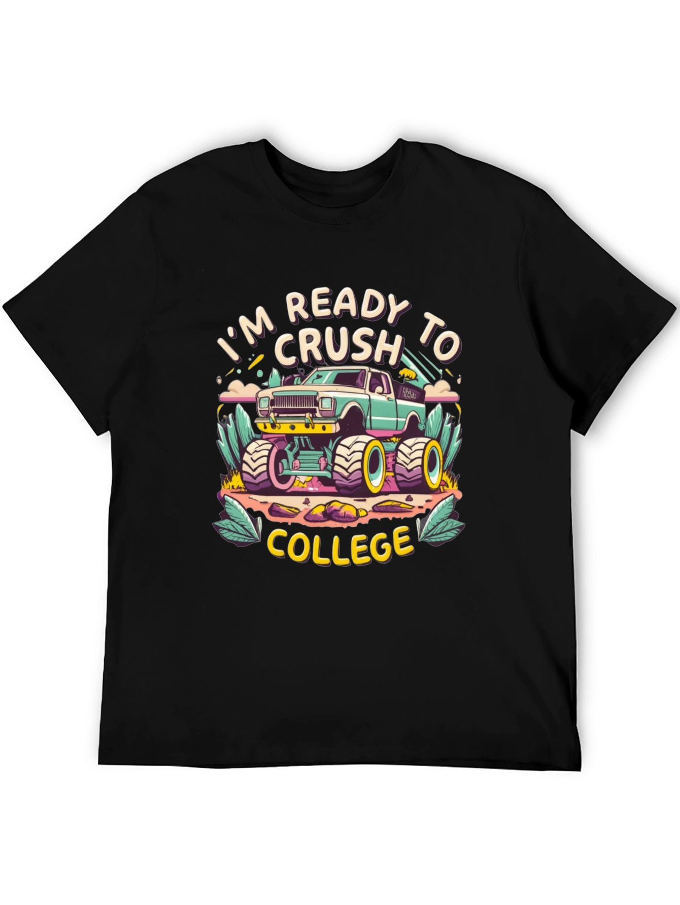 Ready to Crush College Monster Truck T-Shirt