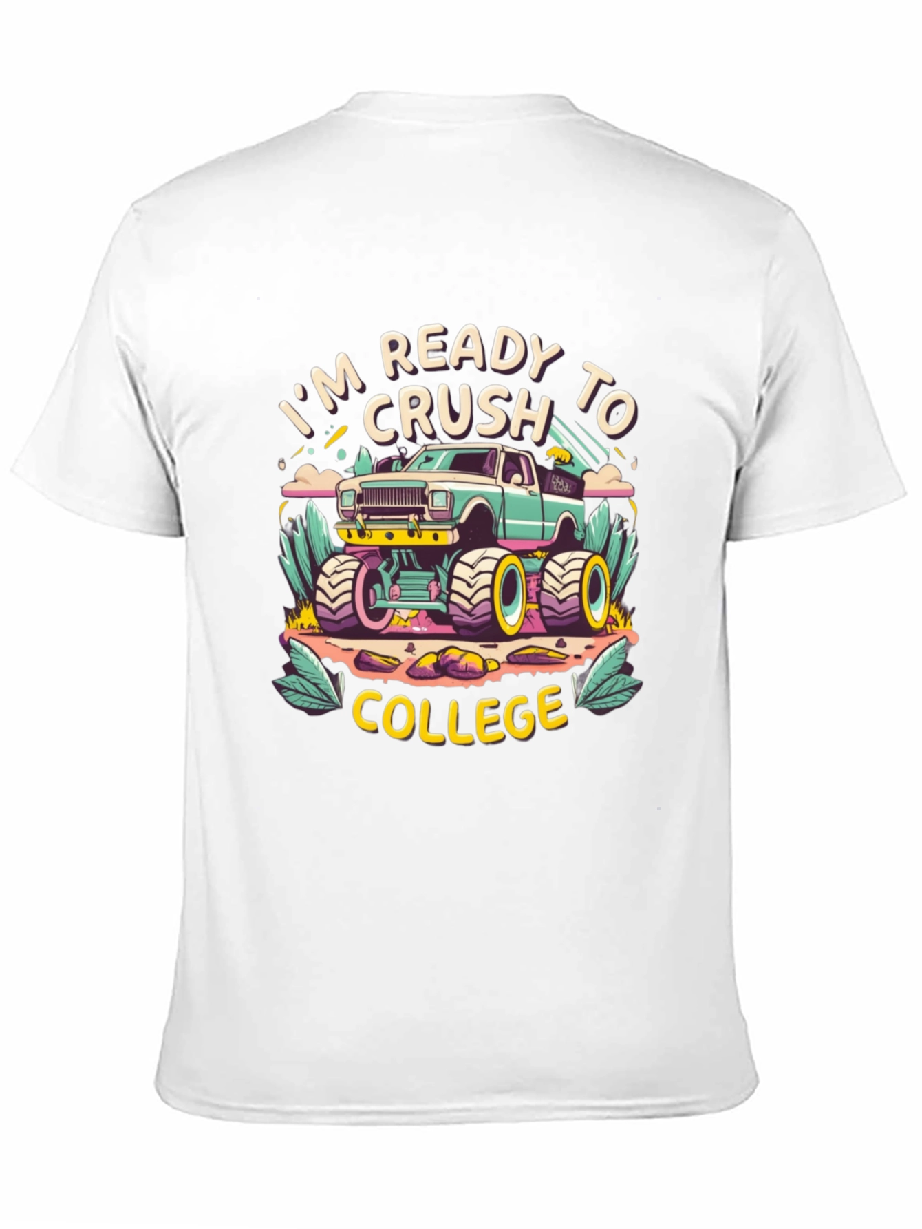 Ready to Crush College Monster Truck T-Shirt