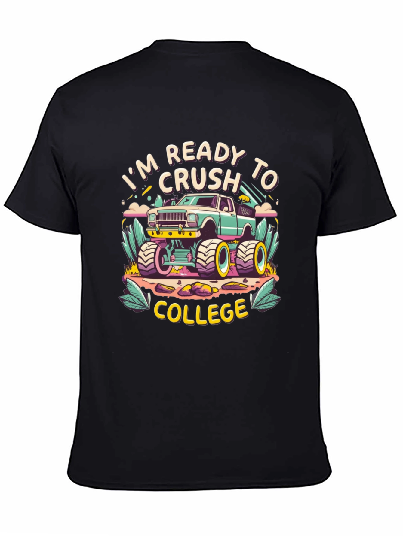 Ready to Crush College Monster Truck T-Shirt