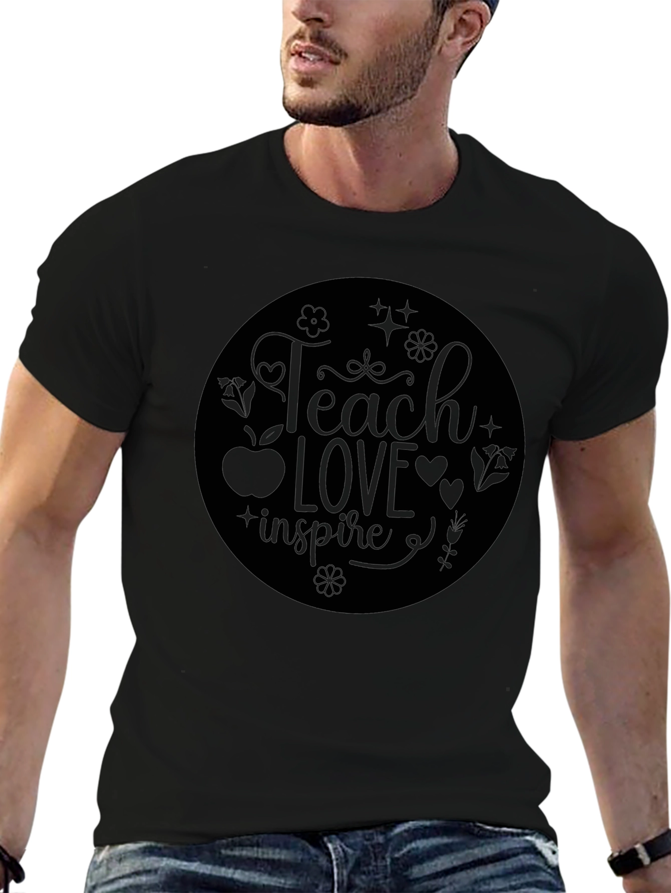 Teach Love Inspire Black T-Shirt