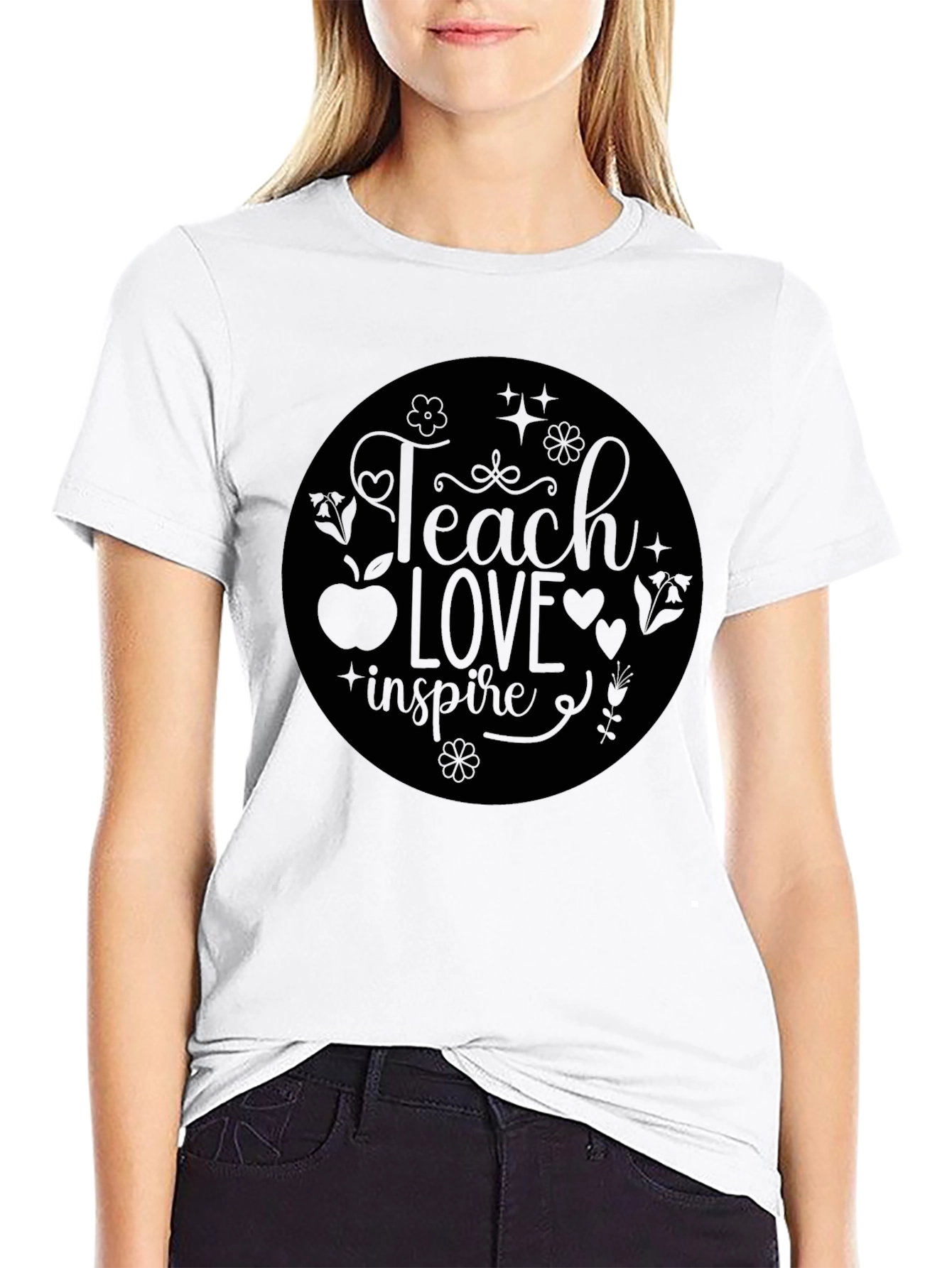 Teach Love Inspire Black T-Shirt