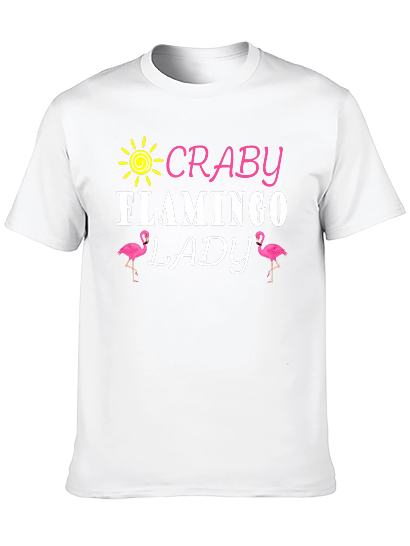 Craby Flamingo Lady Graphic T-Shirt