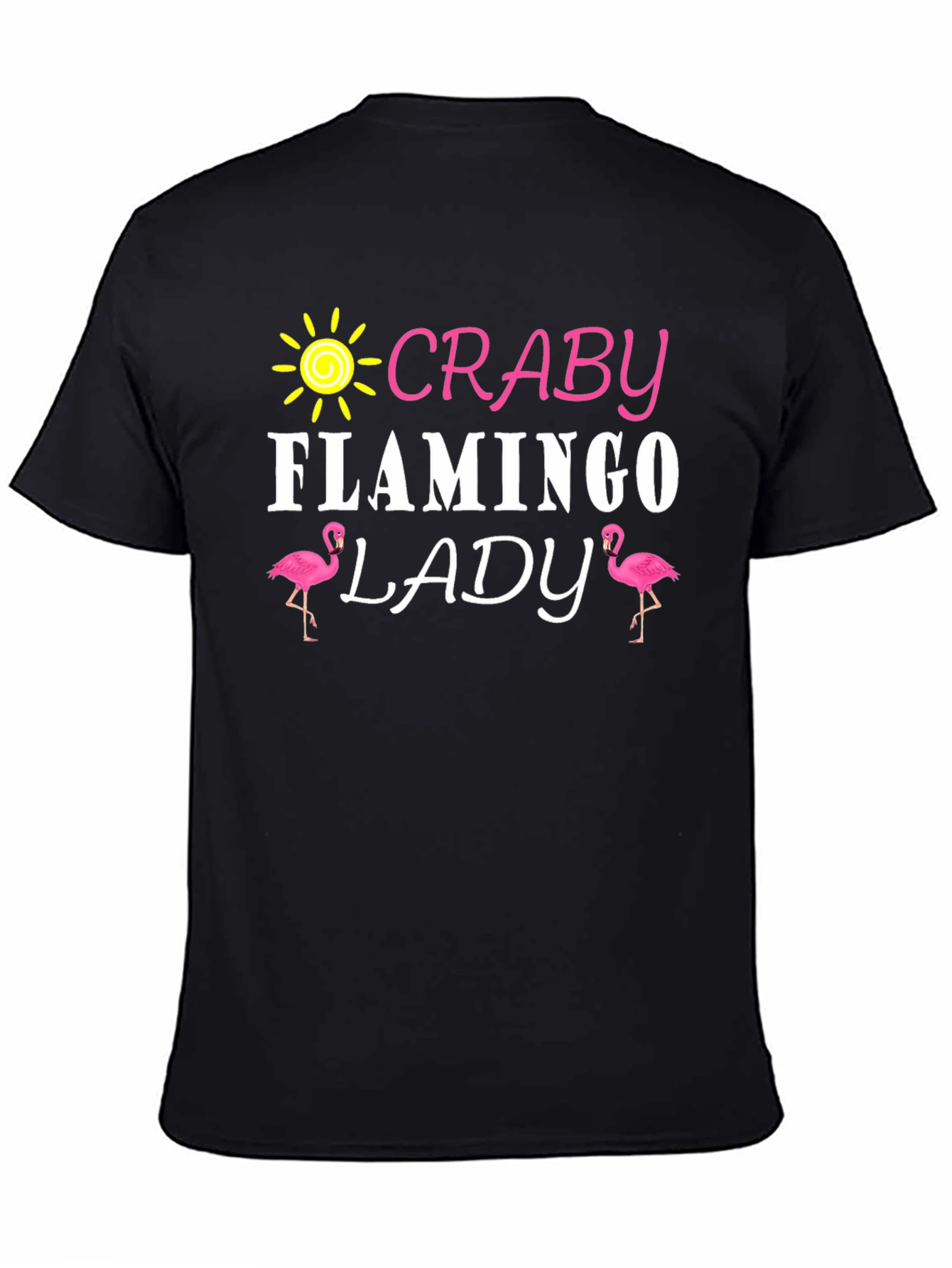 Craby Flamingo Lady Graphic T-Shirt