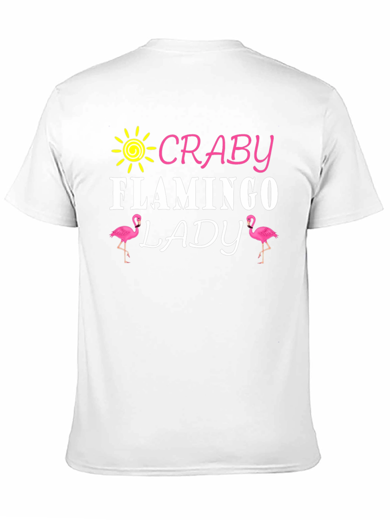 Craby Flamingo Lady Graphic T-Shirt