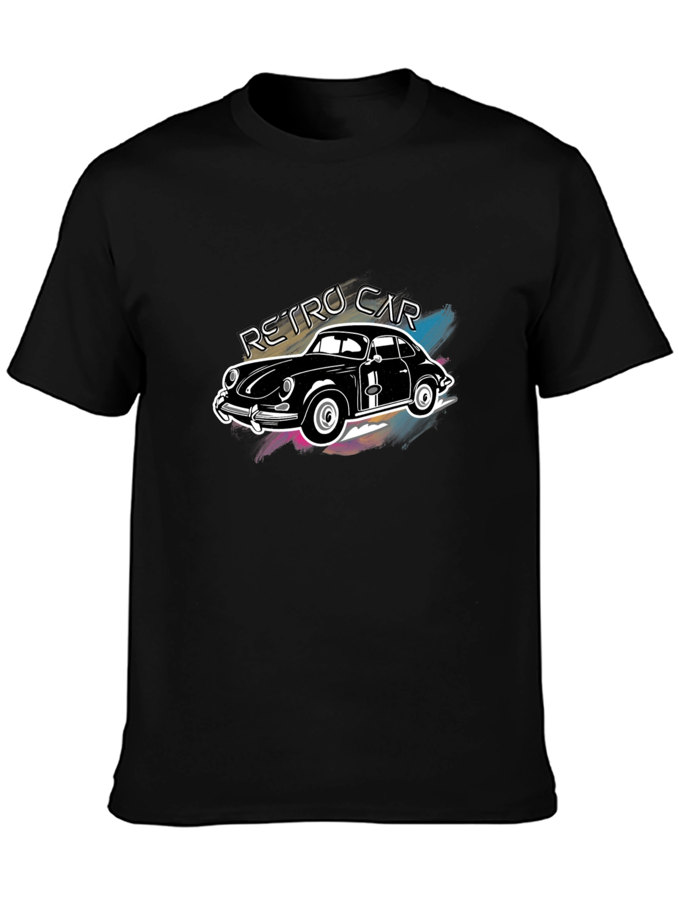Retro Car Graphic T-Shirt - Classic Automotive Design
