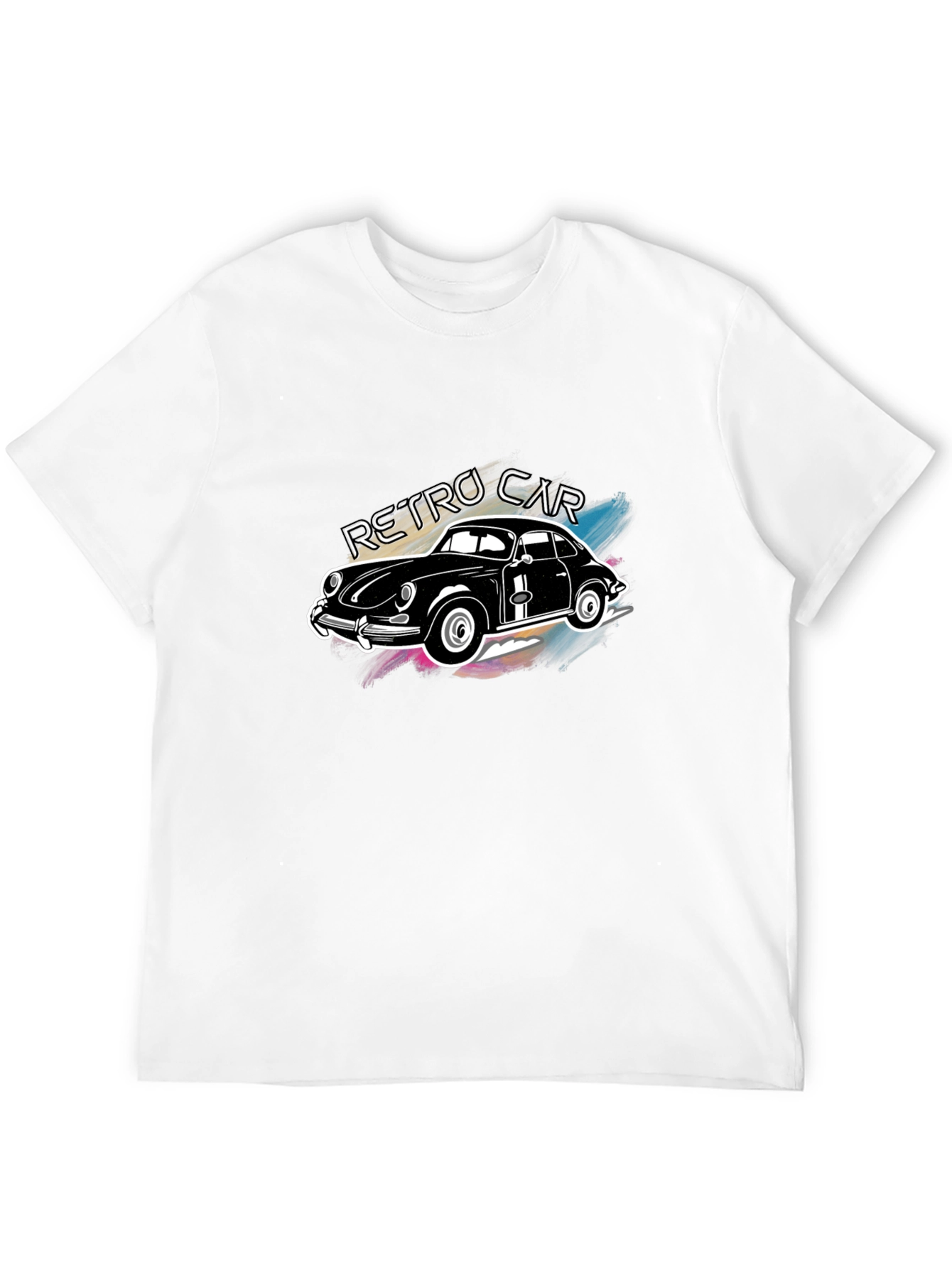 Retro Car Graphic T-Shirt - Classic Automotive Design
