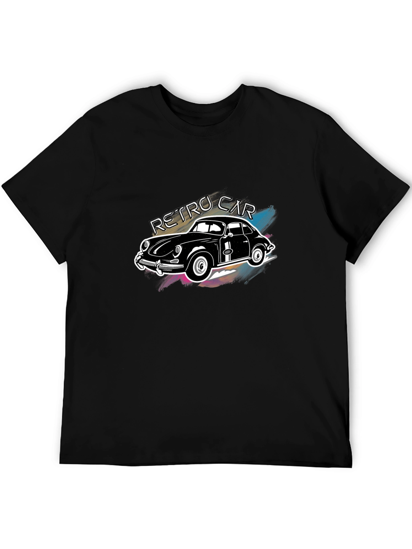 Retro Car Graphic T-Shirt - Classic Automotive Design