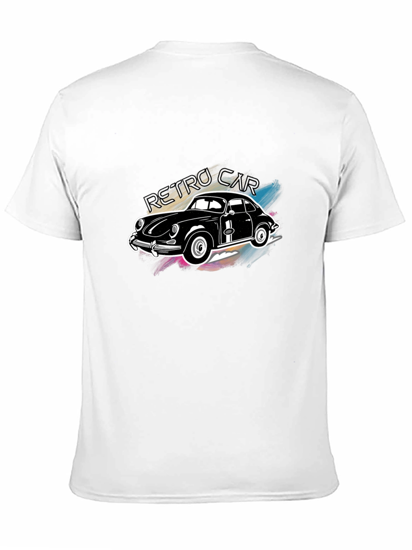 Retro Car Graphic T-Shirt - Classic Automotive Design
