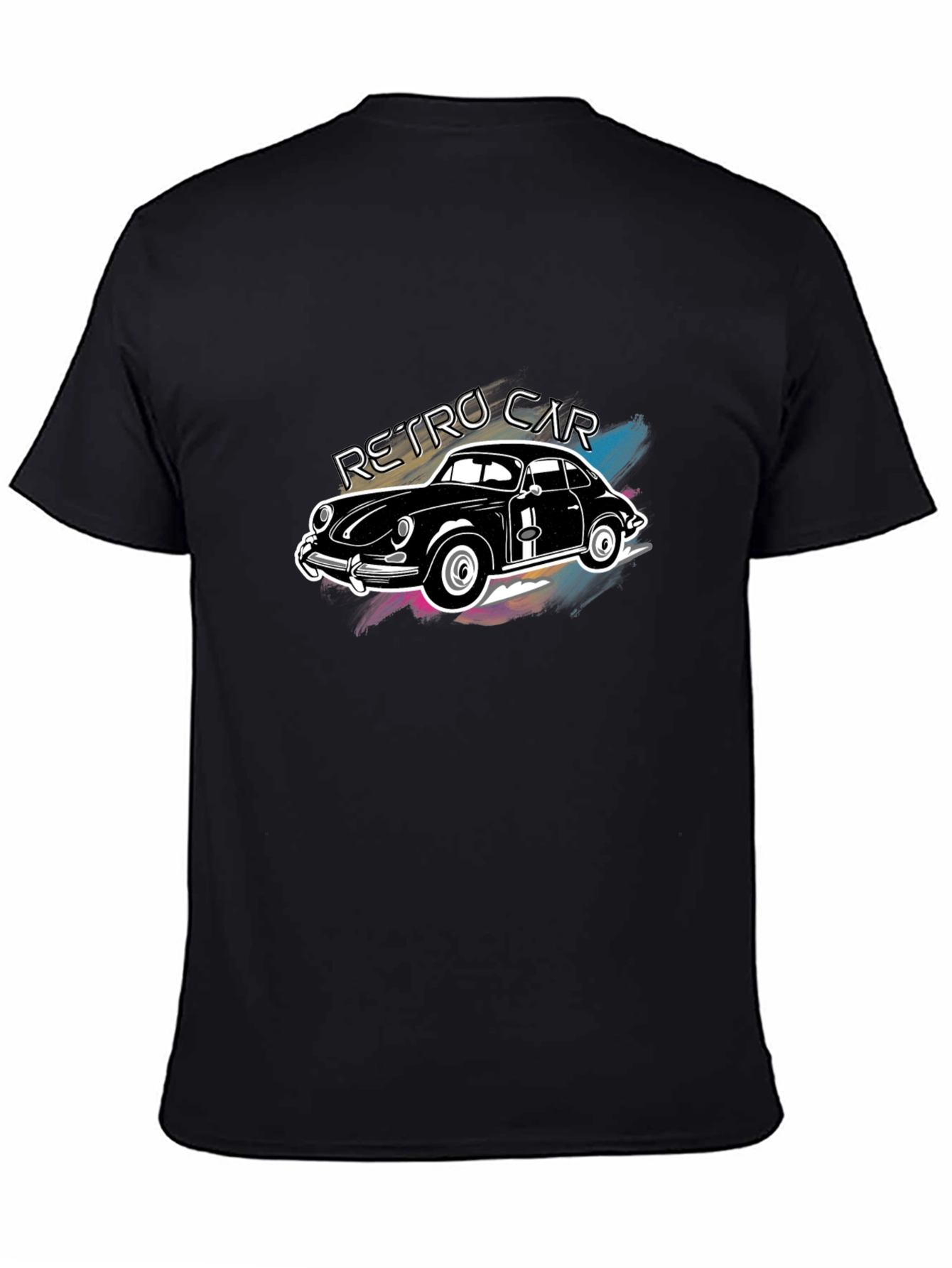 Retro Car Graphic T-Shirt - Classic Automotive Design