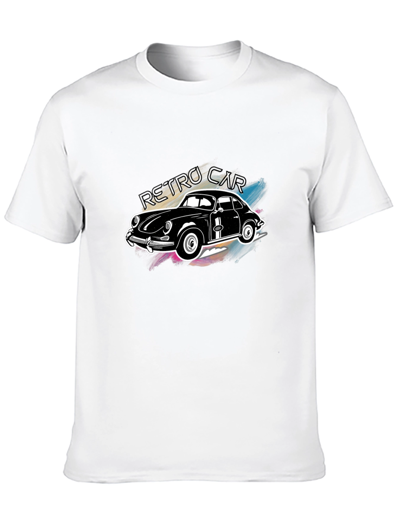 Retro Car Graphic T-Shirt - Classic Automotive Design