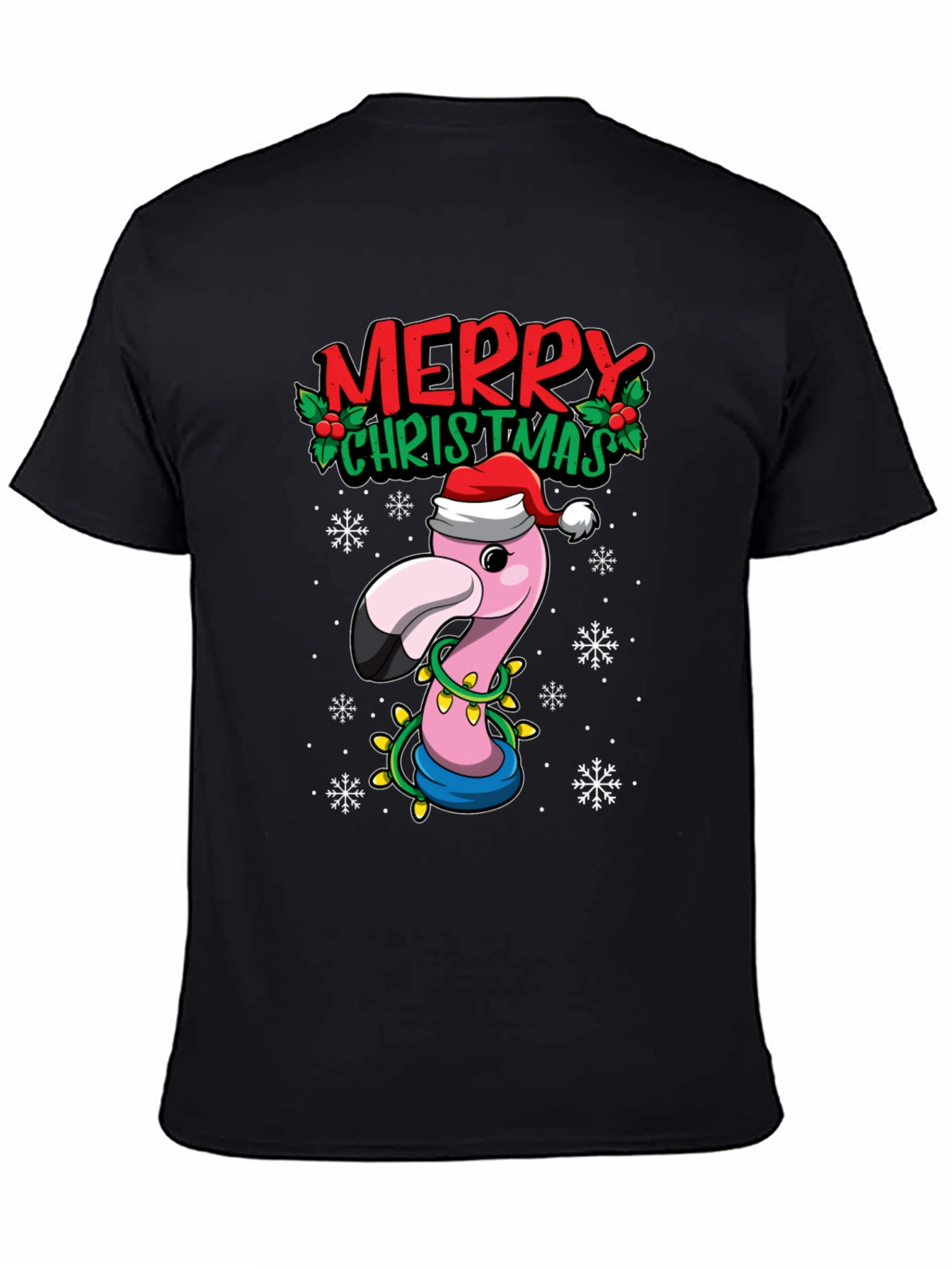 Christmas Flamingo T-Shirt: Festive Holiday Tee
