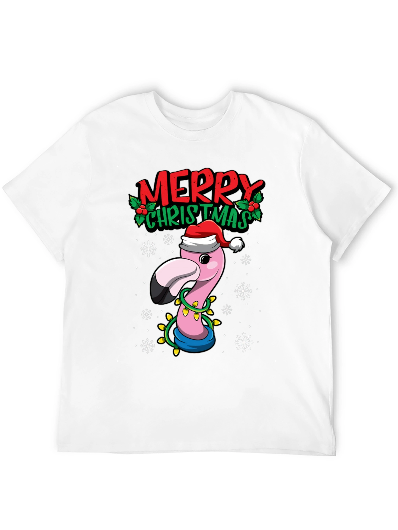 Christmas Flamingo T-Shirt: Festive Holiday Tee