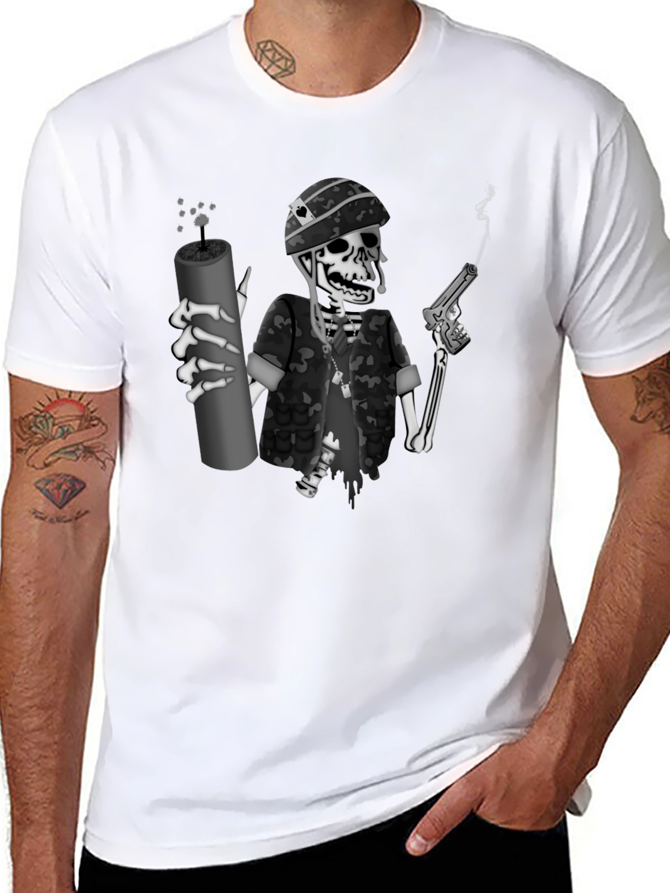 Grim Soldier Graphic Tee