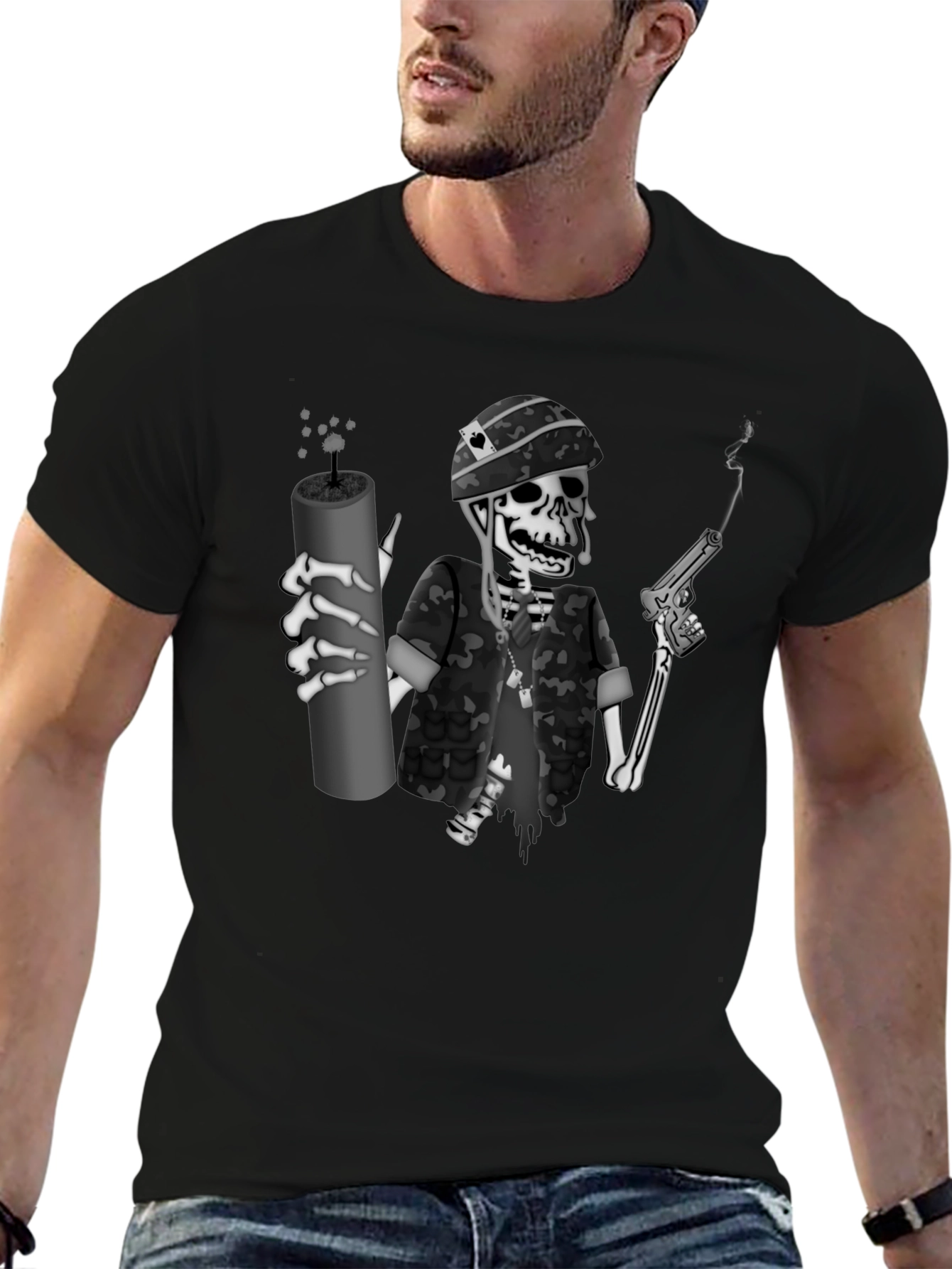Grim Soldier Graphic Tee