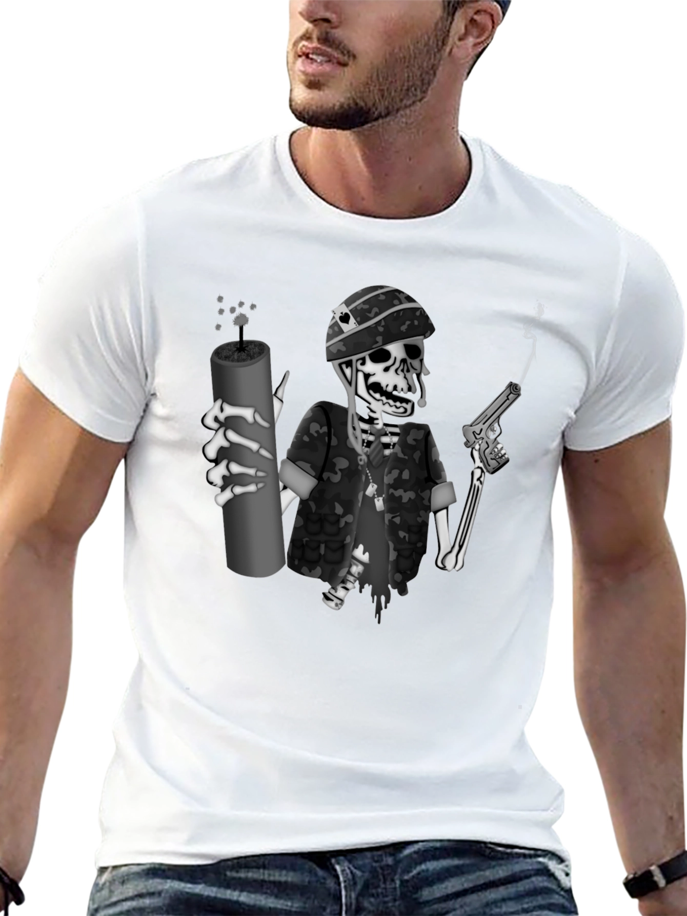 Grim Soldier Graphic Tee