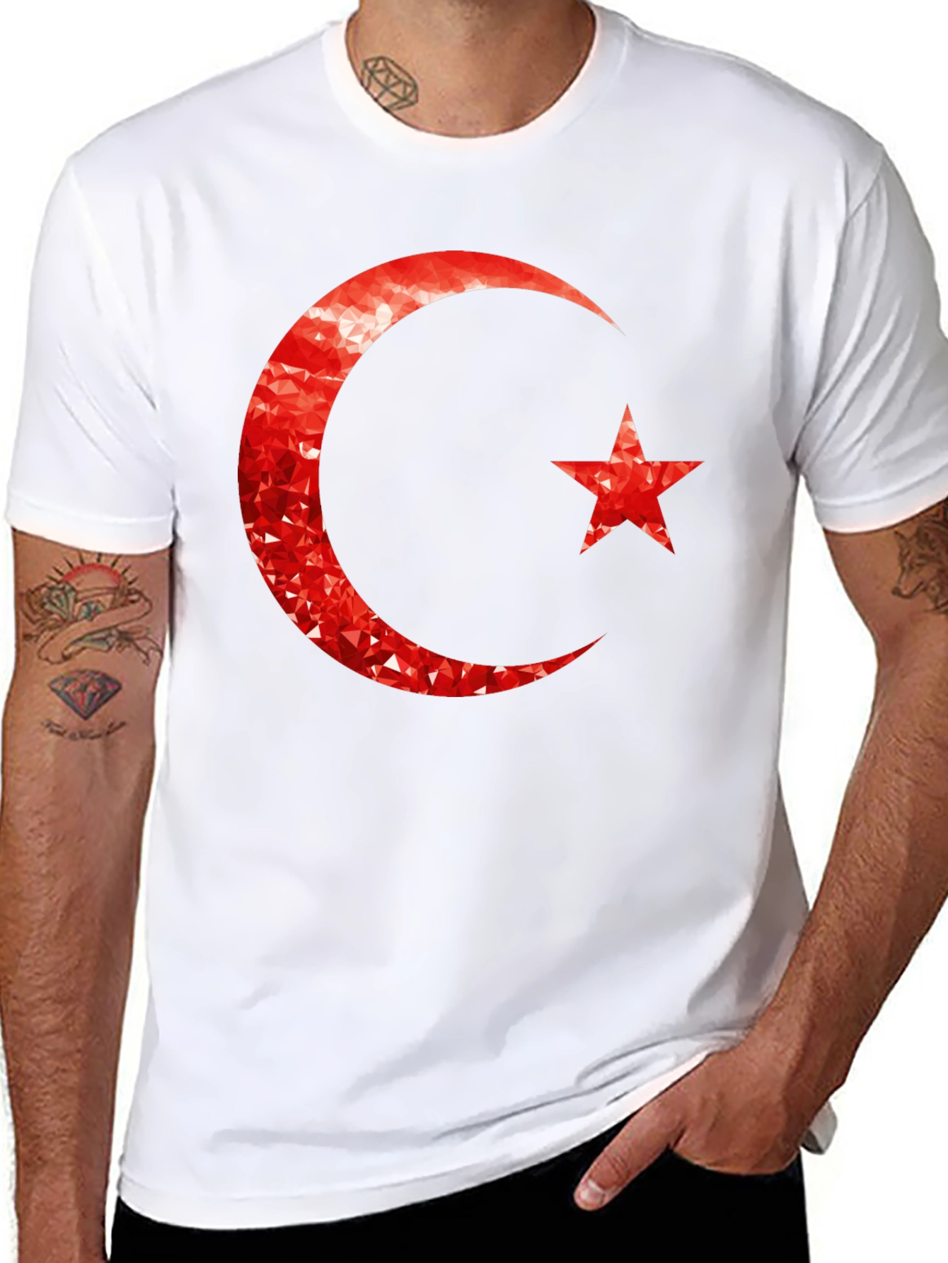 Crescent Moon & Star Graphic Tee