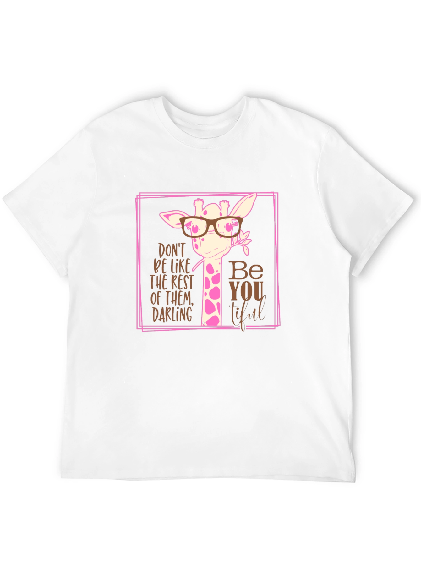 Giraffe Be-YOU-tiful Graphic Tee