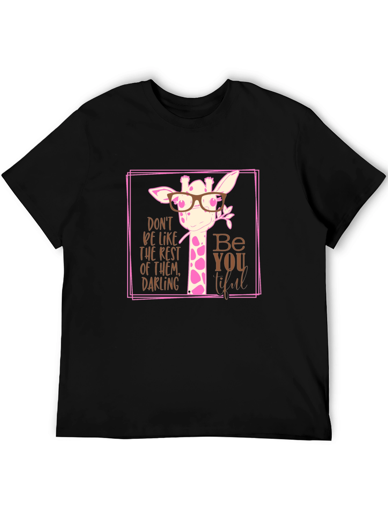 Giraffe Be-YOU-tiful Graphic Tee