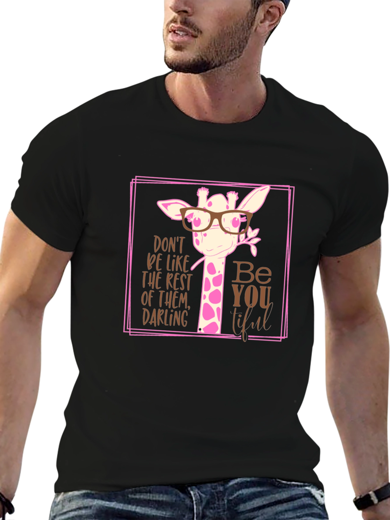 Giraffe Be-YOU-tiful Graphic Tee
