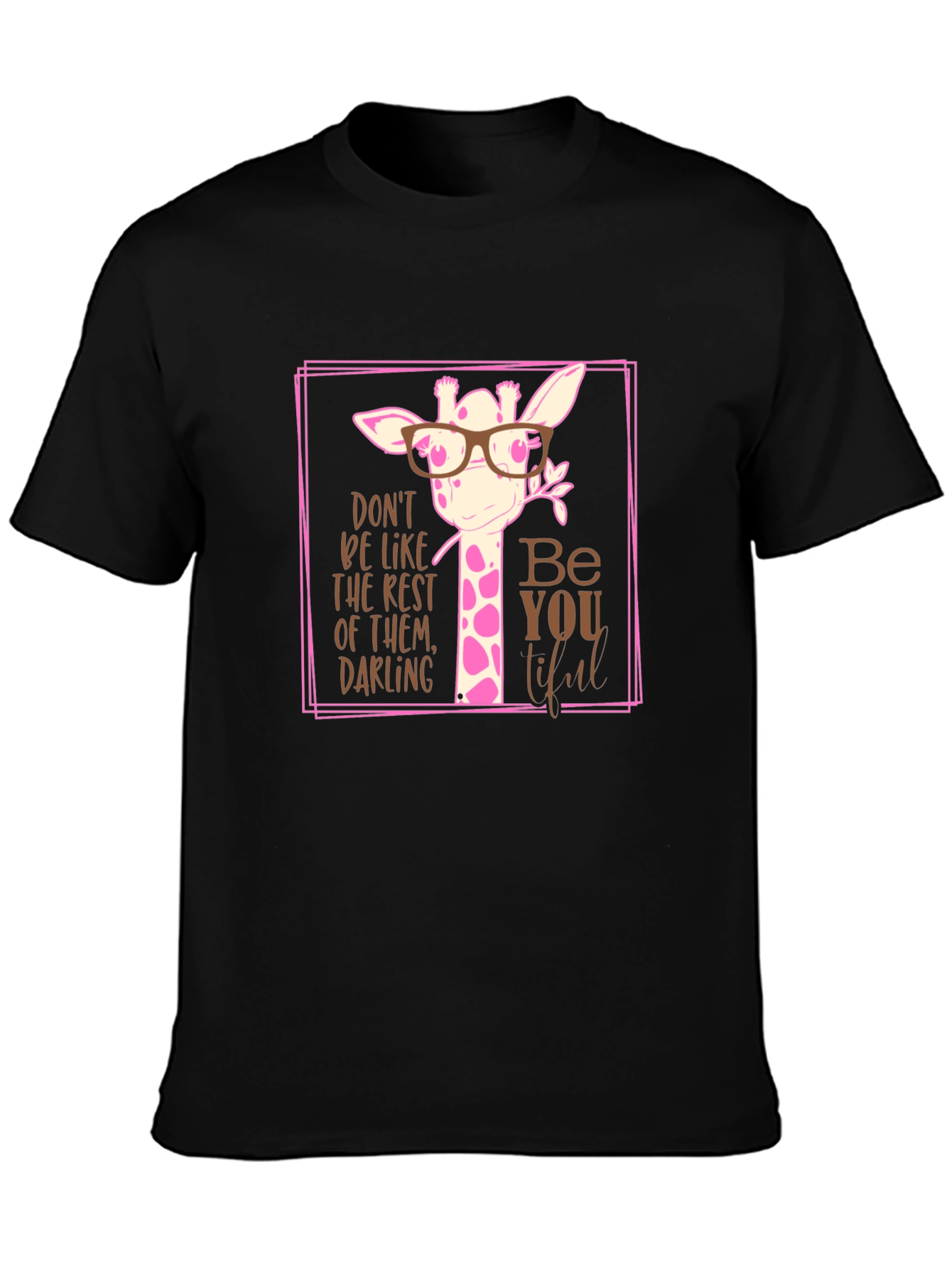 Giraffe Be-YOU-tiful Graphic Tee