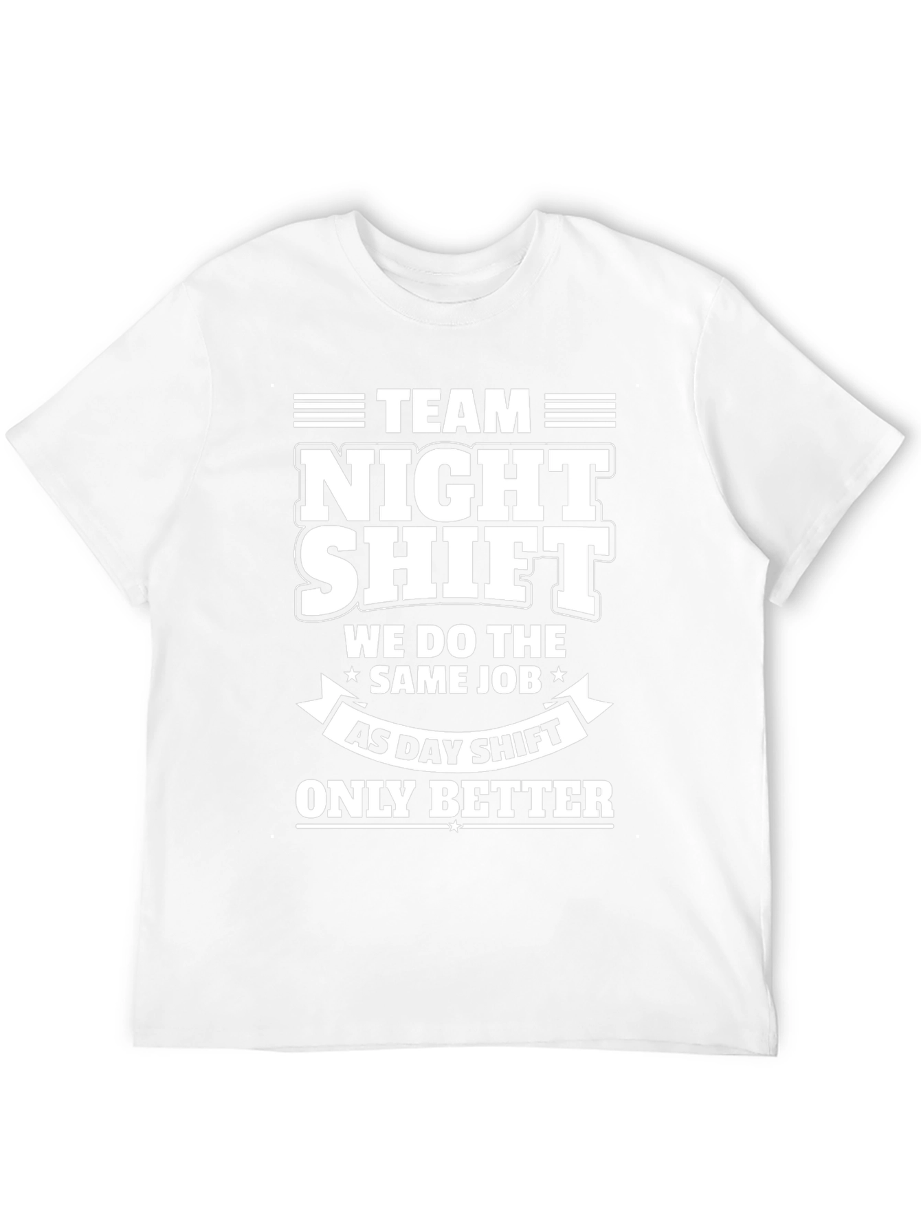 Team Night Shift T-Shirt - Black Cotton Tee