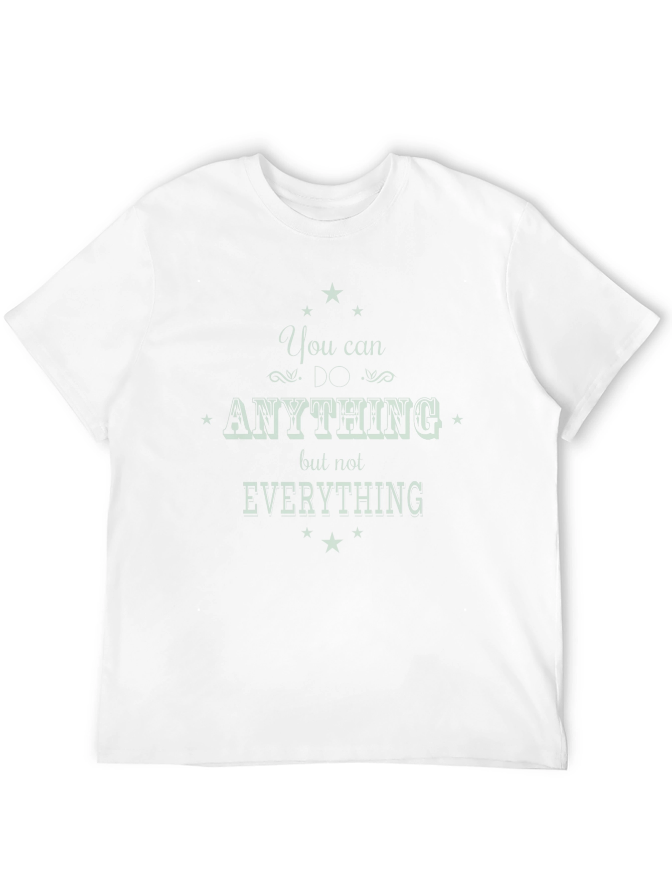 Inspirational Black T-Shirt - You Can Do Anything