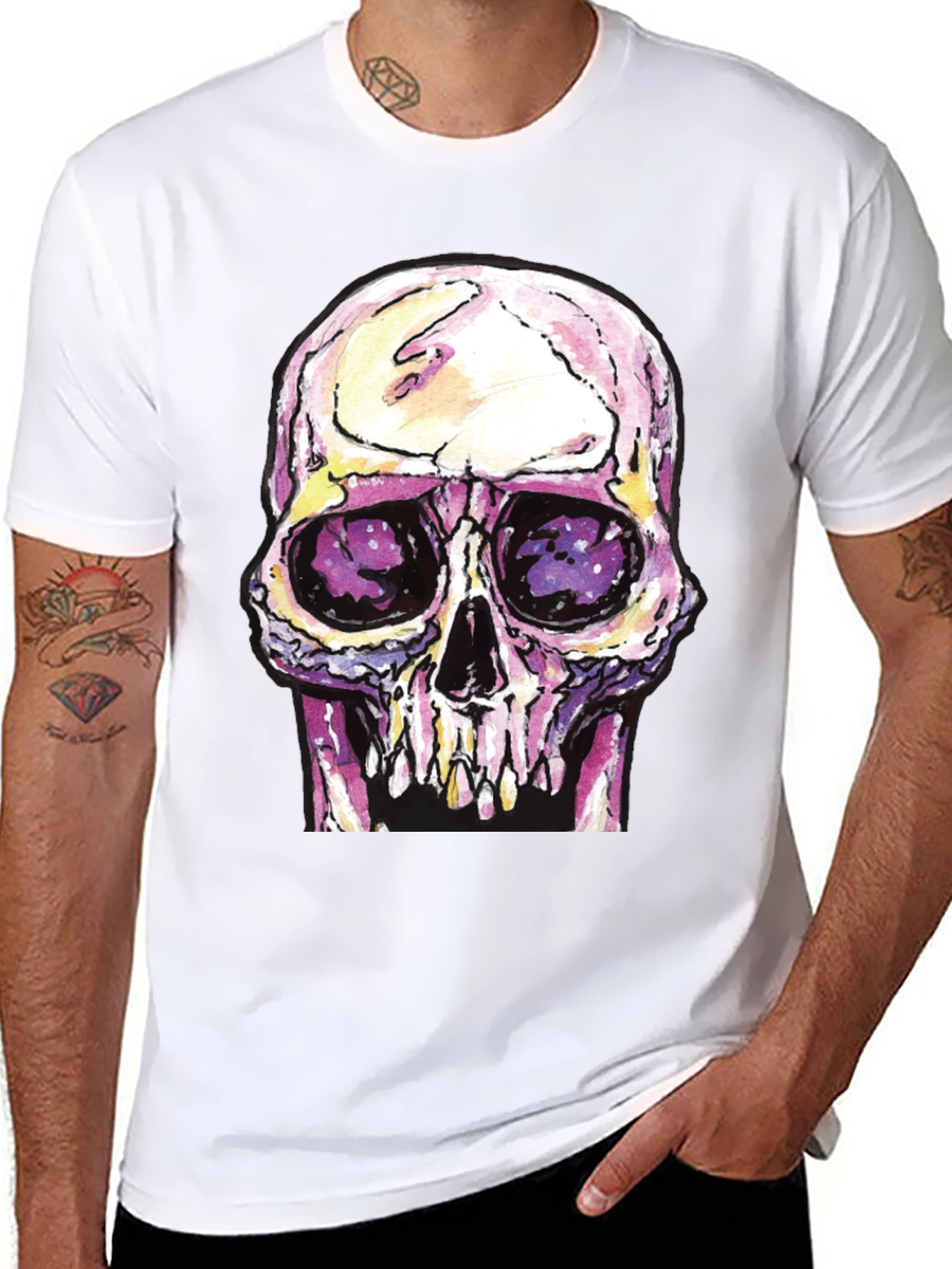 Skull Graphic T-Shirt - Dark and Edgy Design