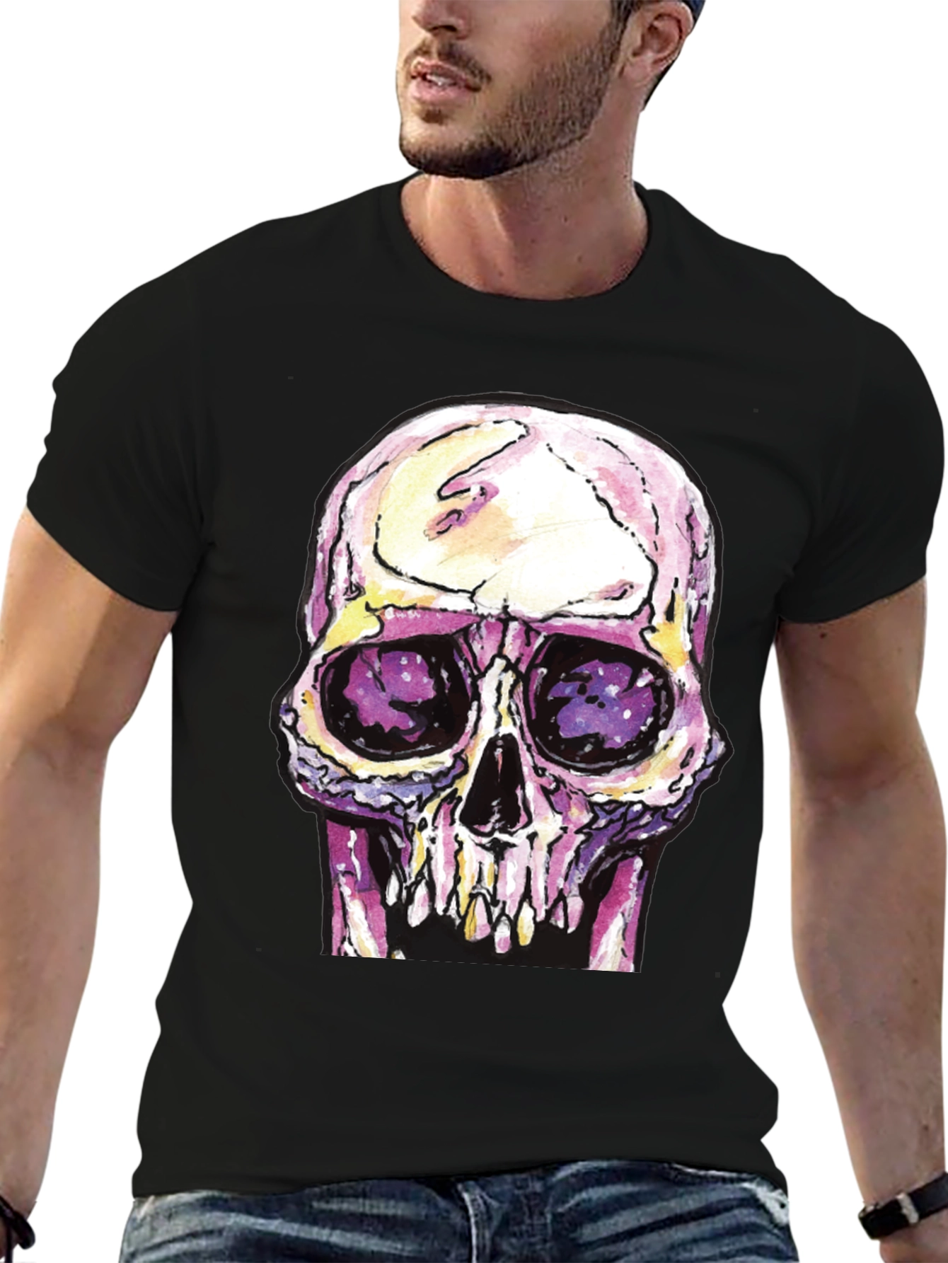Skull Graphic T-Shirt - Dark and Edgy Design