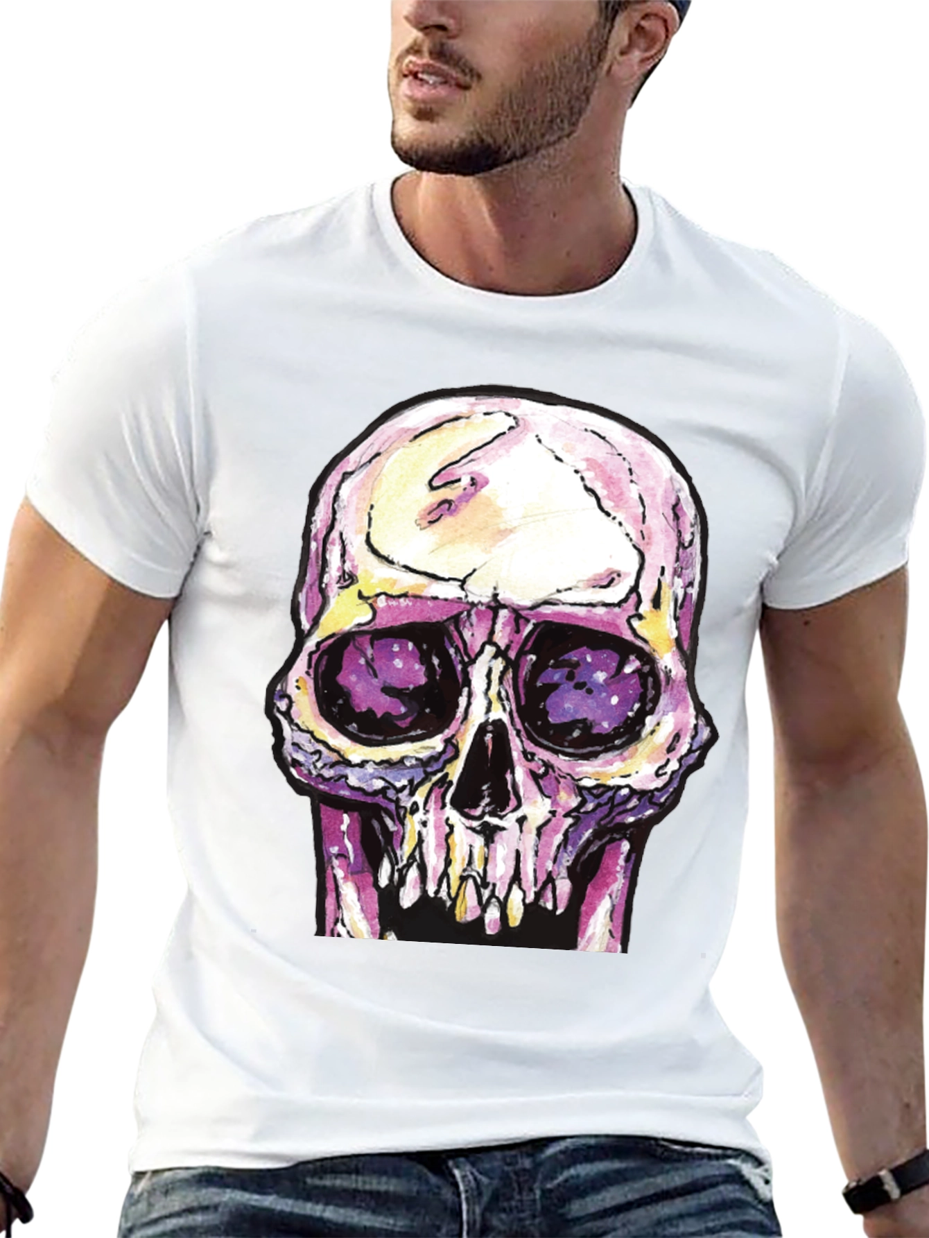 Skull Graphic T-Shirt - Dark and Edgy Design