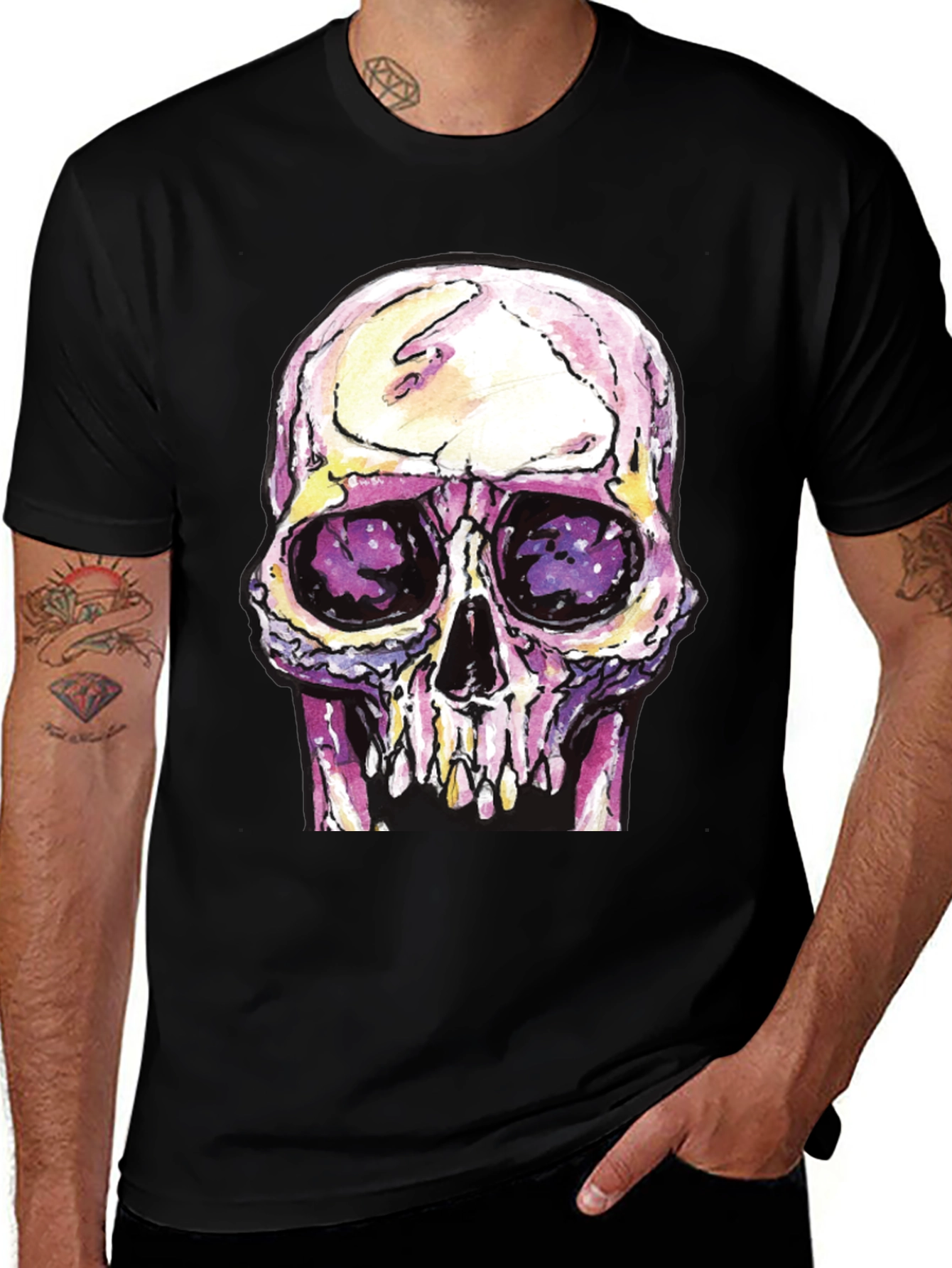 Skull Graphic T-Shirt - Dark and Edgy Design