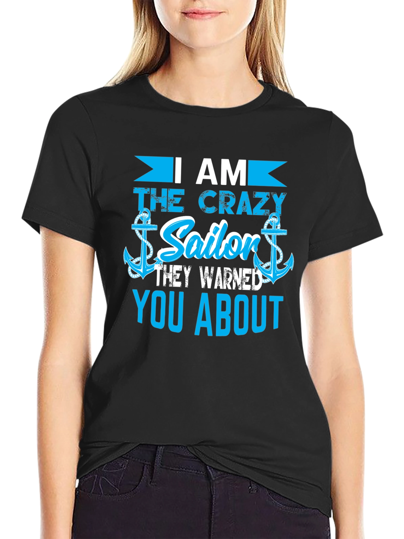 Crazy Sailor T-Shirt - Novelty Nautical Tee