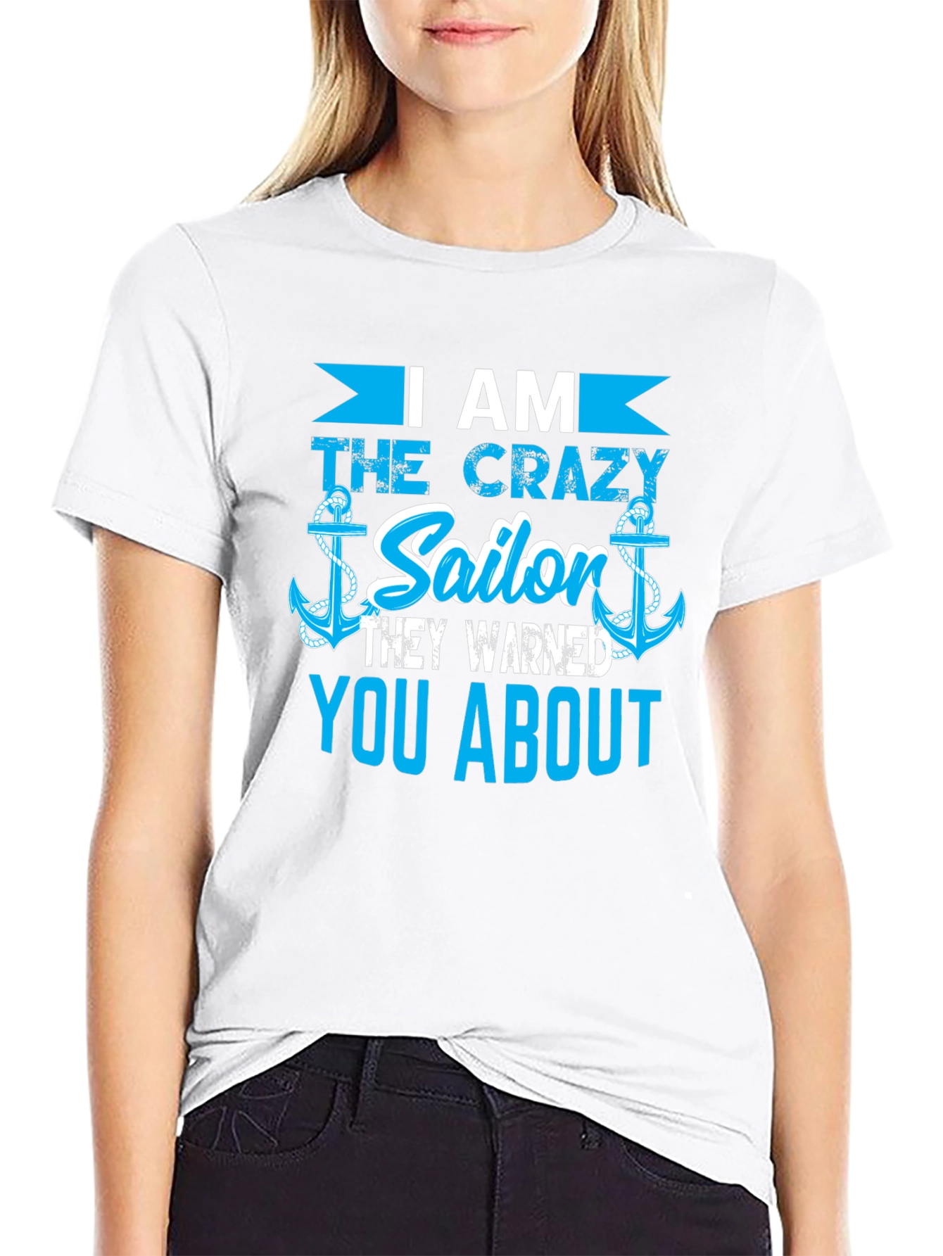 Crazy Sailor T-Shirt - Novelty Nautical Tee