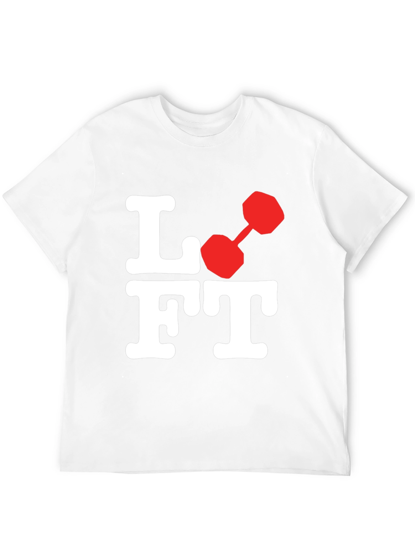 Lift Dumbbell Graphic Tee - Black Cotton