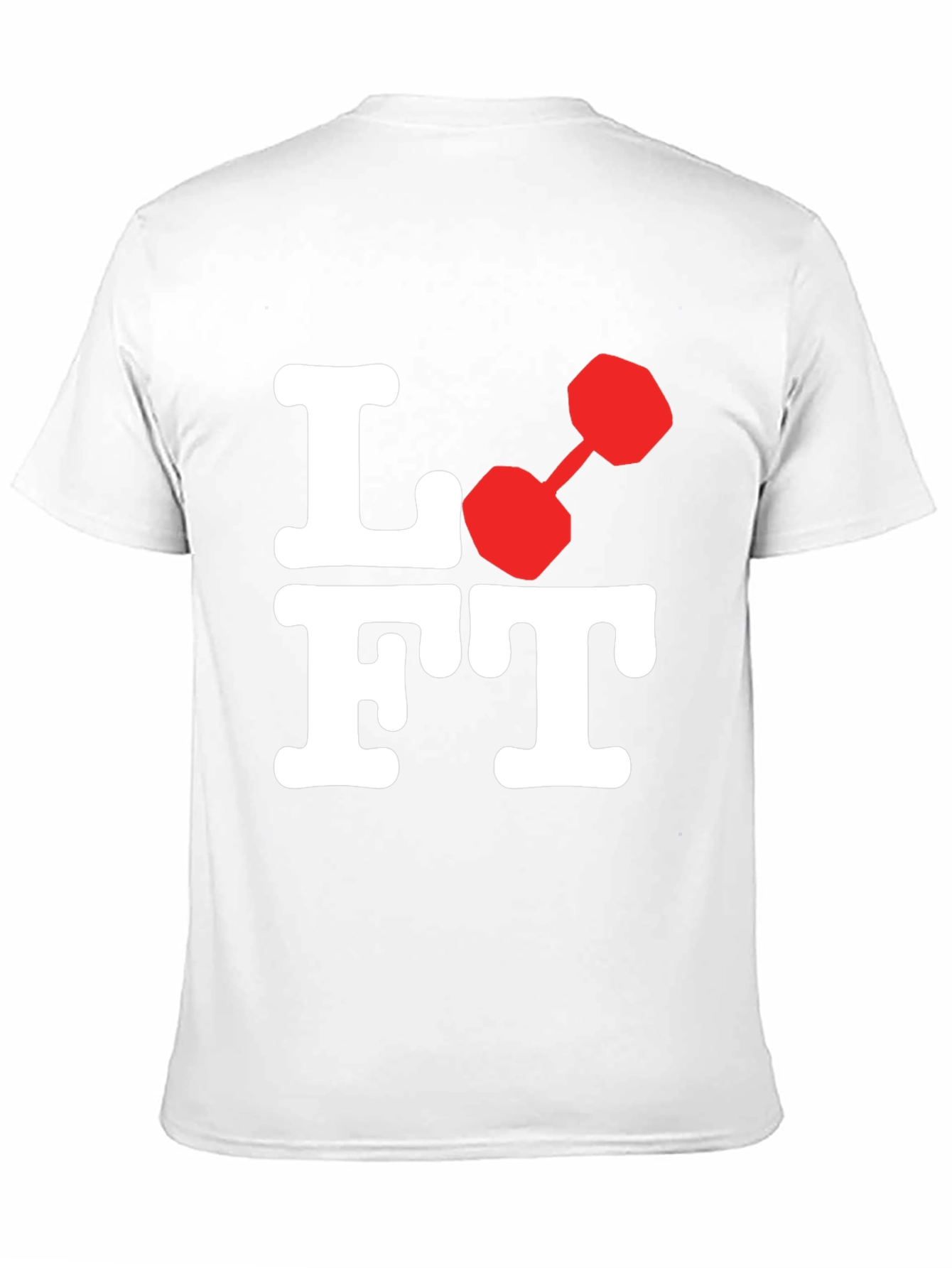 Lift Dumbbell Graphic Tee - Black Cotton