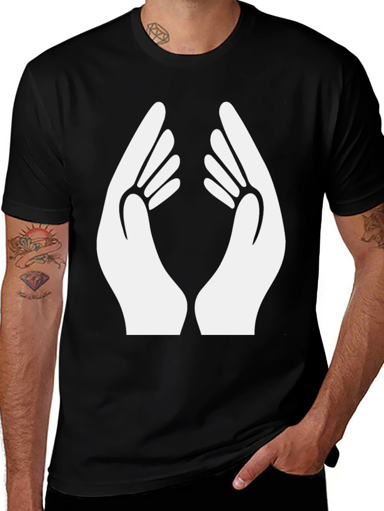 Praying Hands Graphic Tee