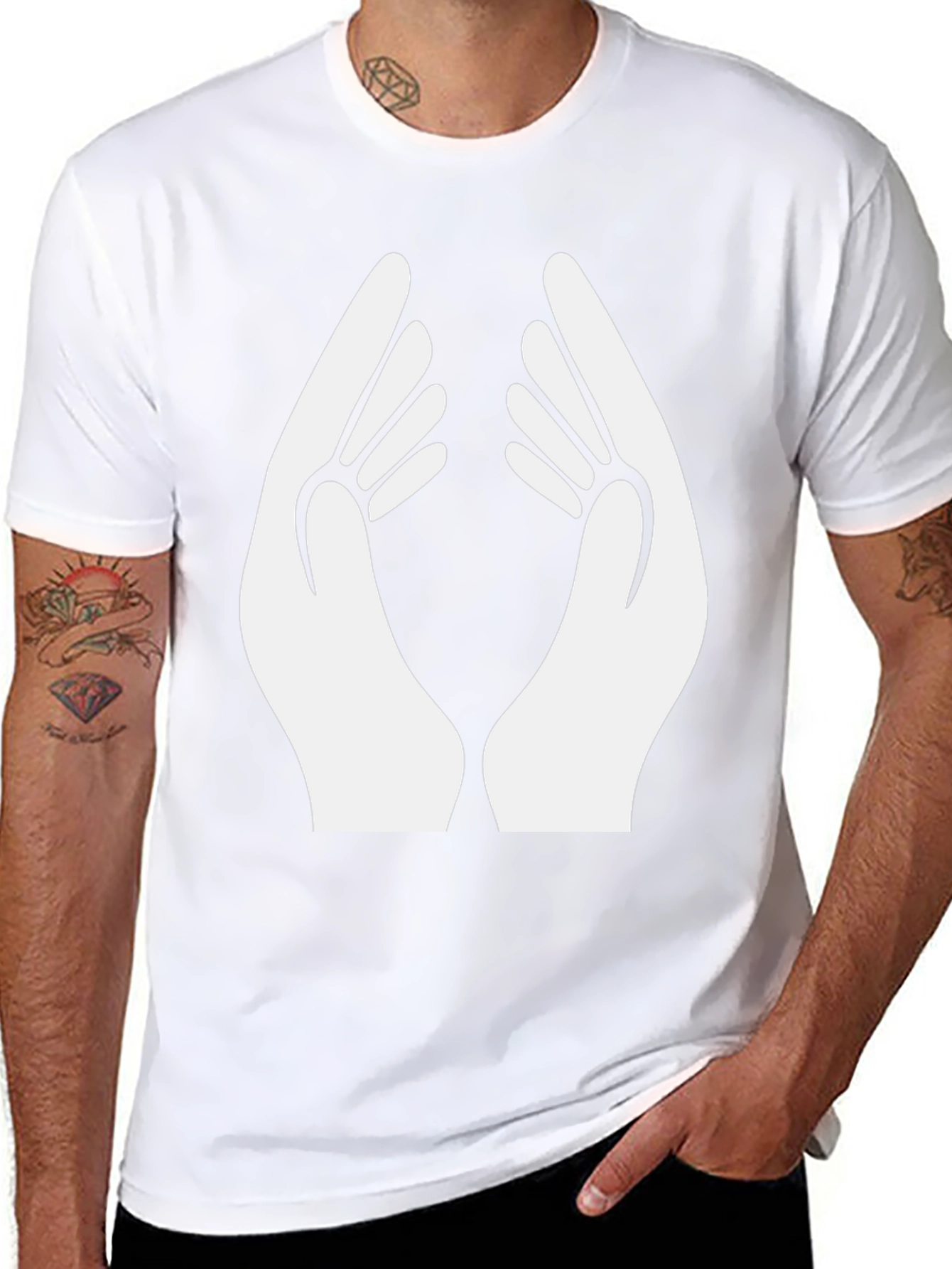 Praying Hands Graphic Tee