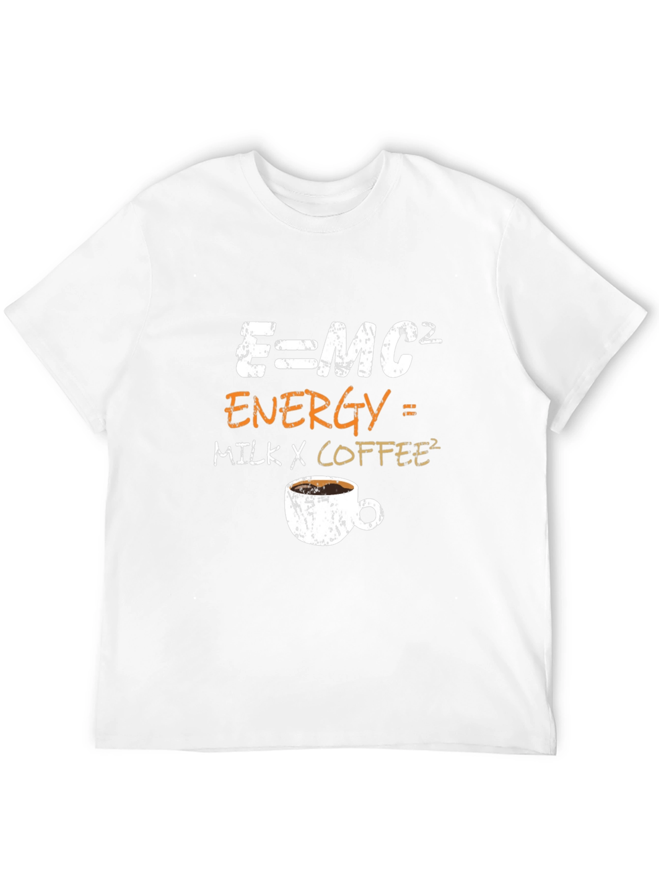 E=MC2 Energy Milk Coffee T-Shirt