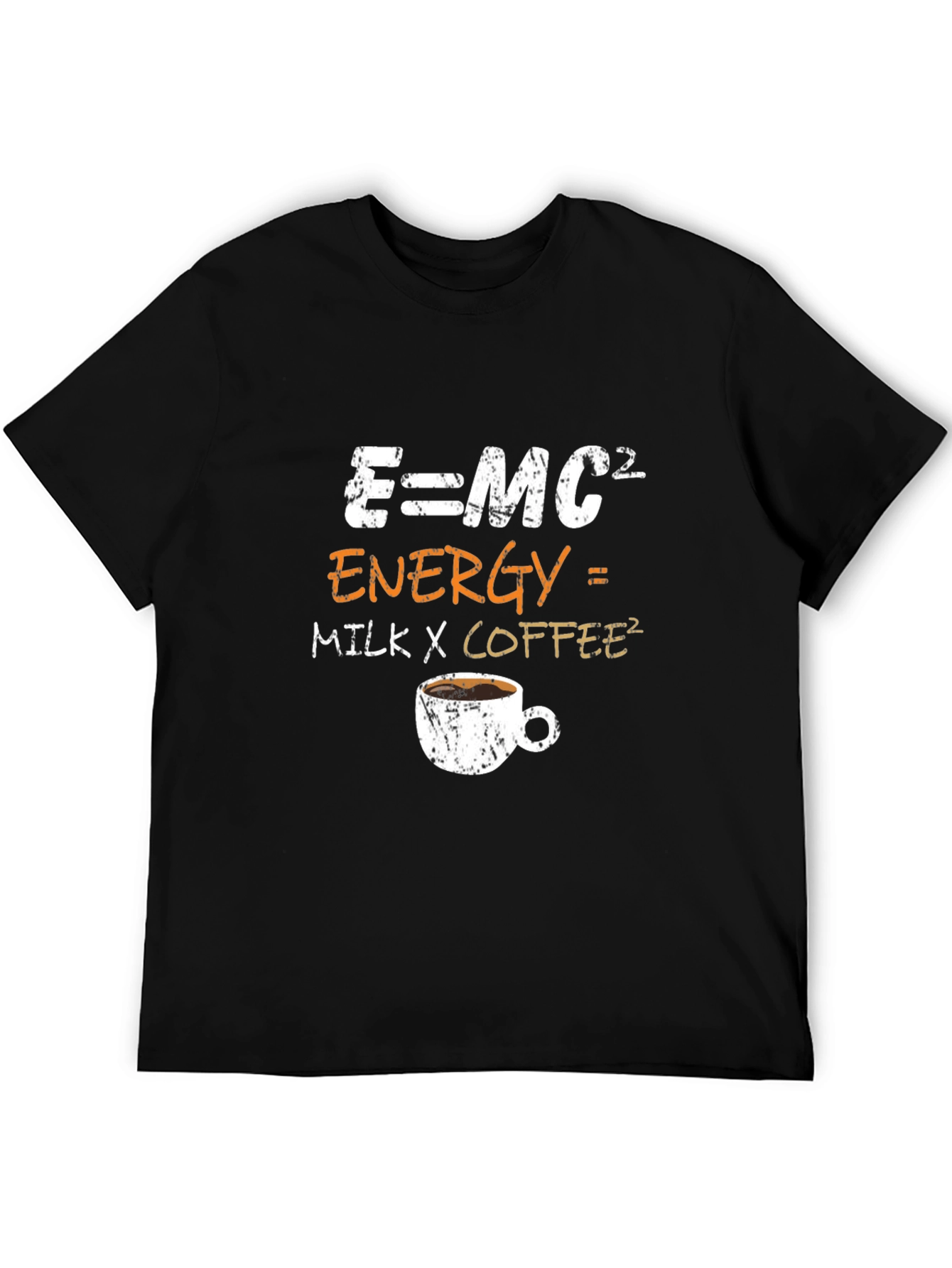 E=MC2 Energy Milk Coffee T-Shirt