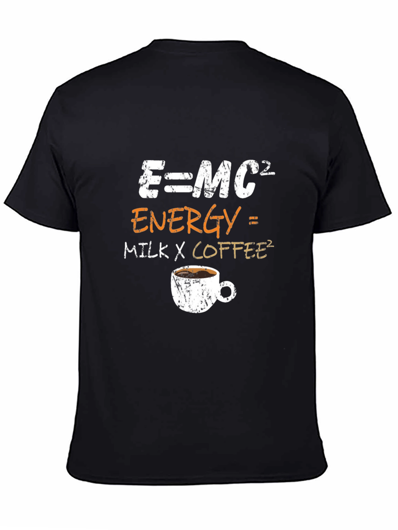 E=MC2 Energy Milk Coffee T-Shirt