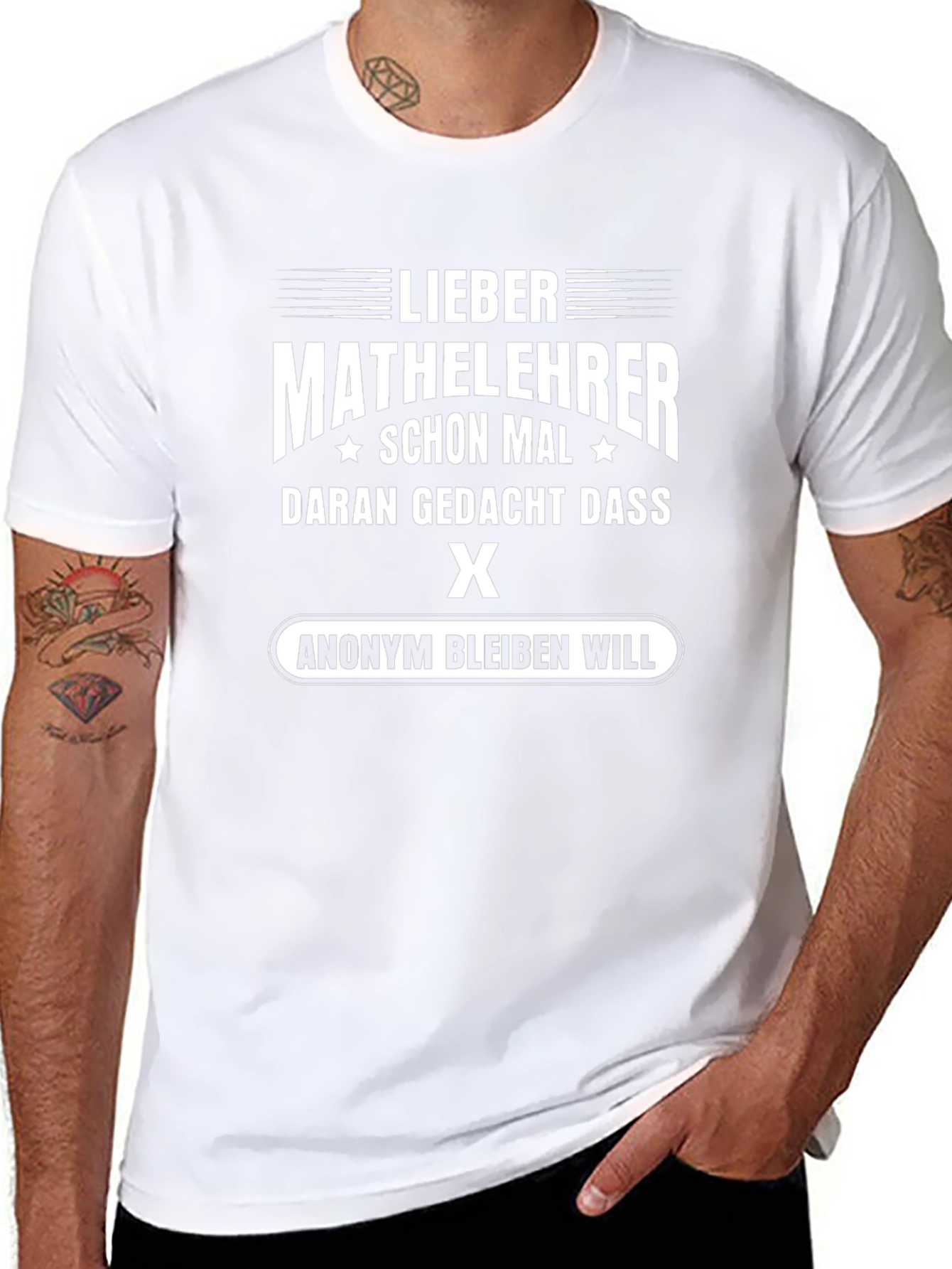 Lieber Mathelehrer T-Shirt - Anonymous Math Teacher