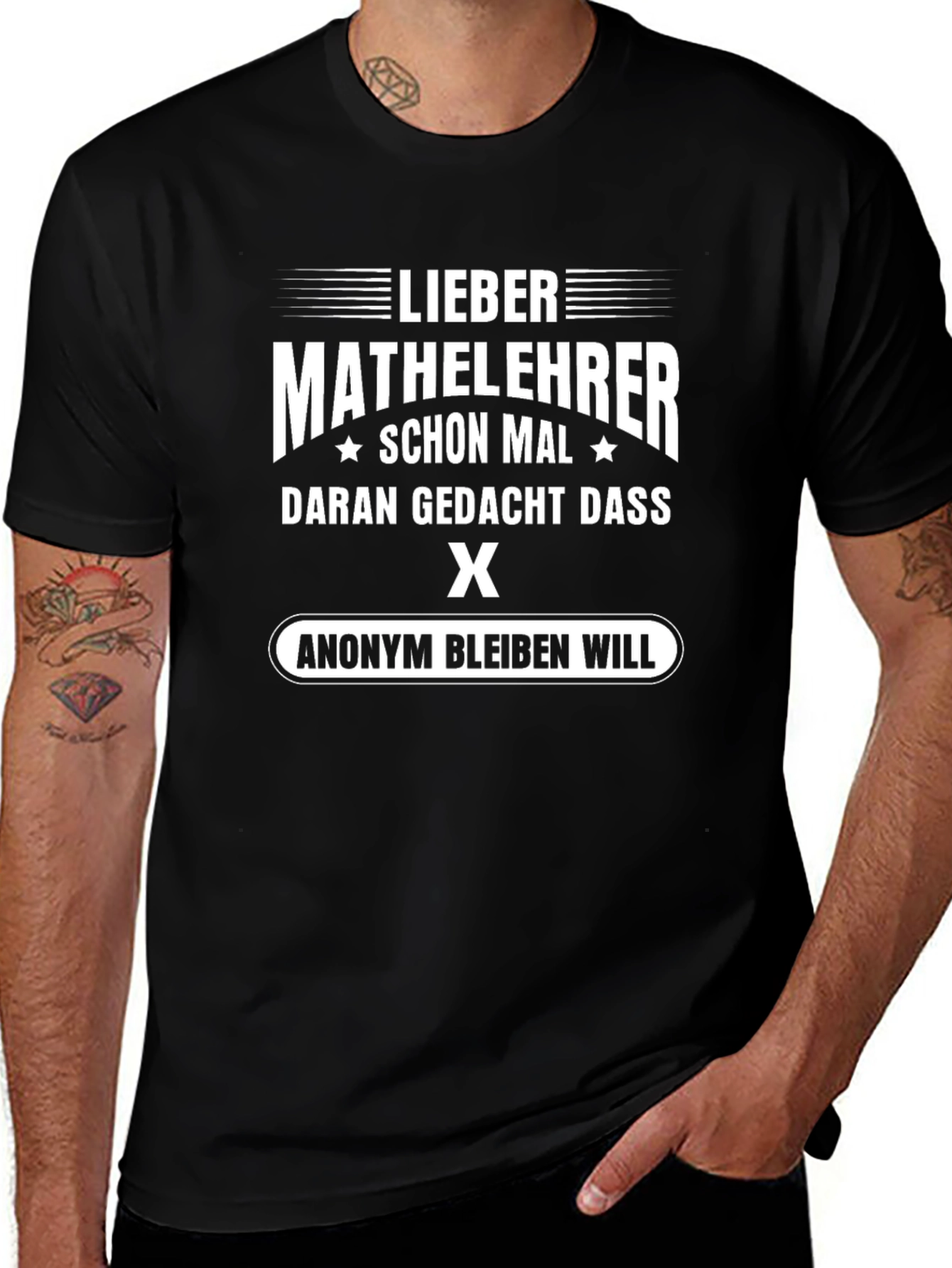 Lieber Mathelehrer T-Shirt - Anonymous Math Teacher