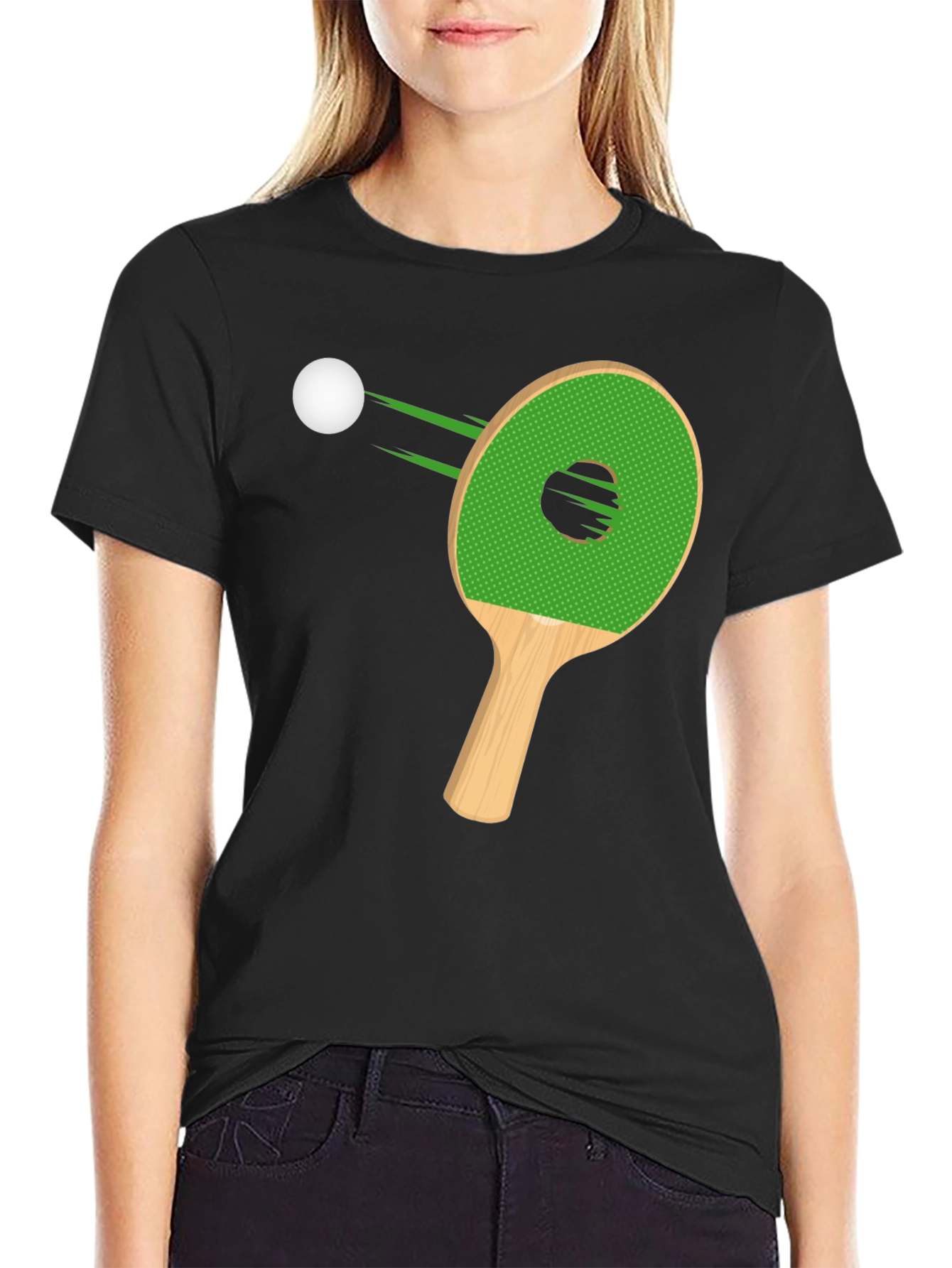 Ping Pong Paddle T-Shirt - Stylish Table Tennis Design