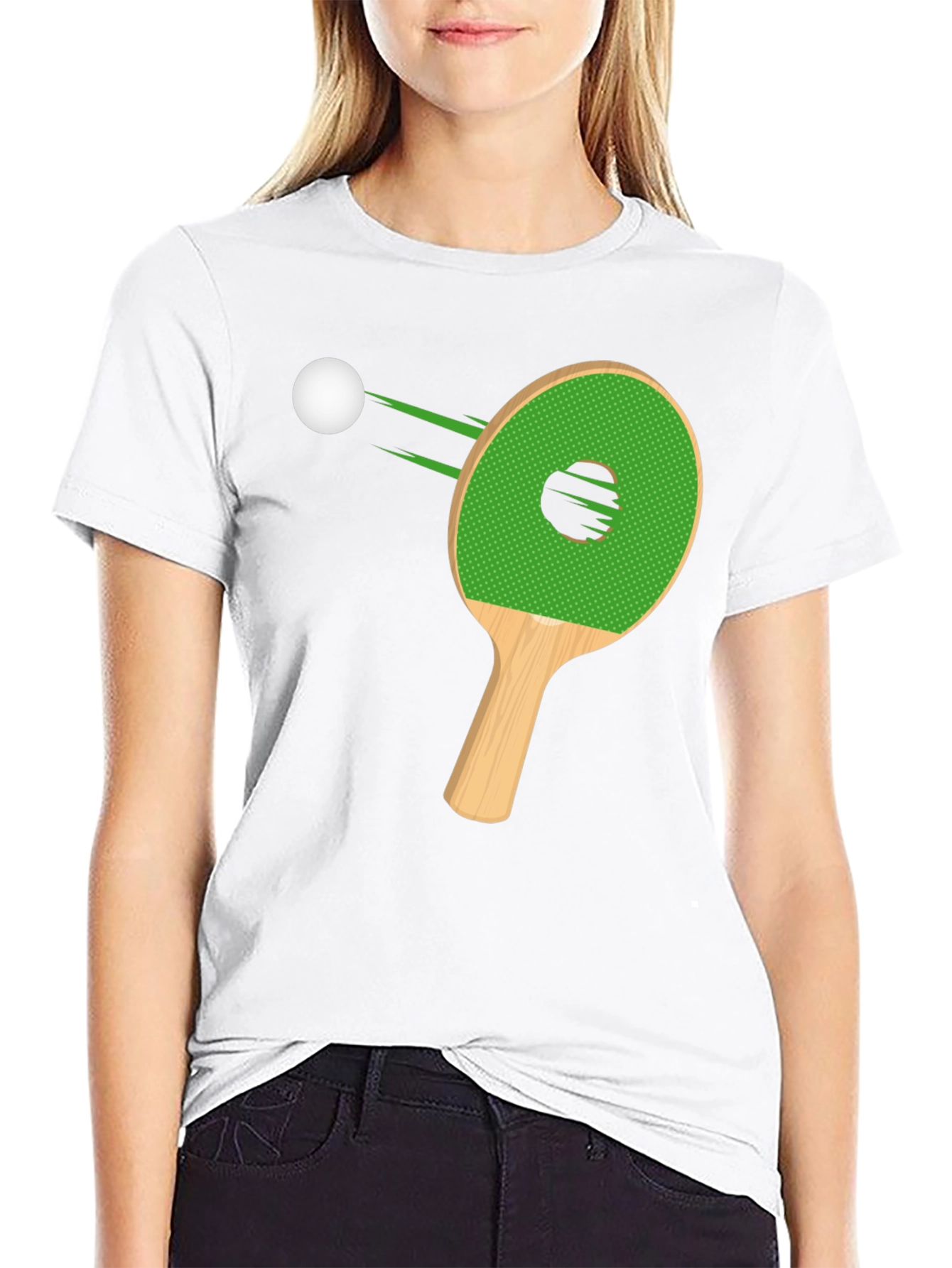 Ping Pong Paddle T-Shirt - Stylish Table Tennis Design
