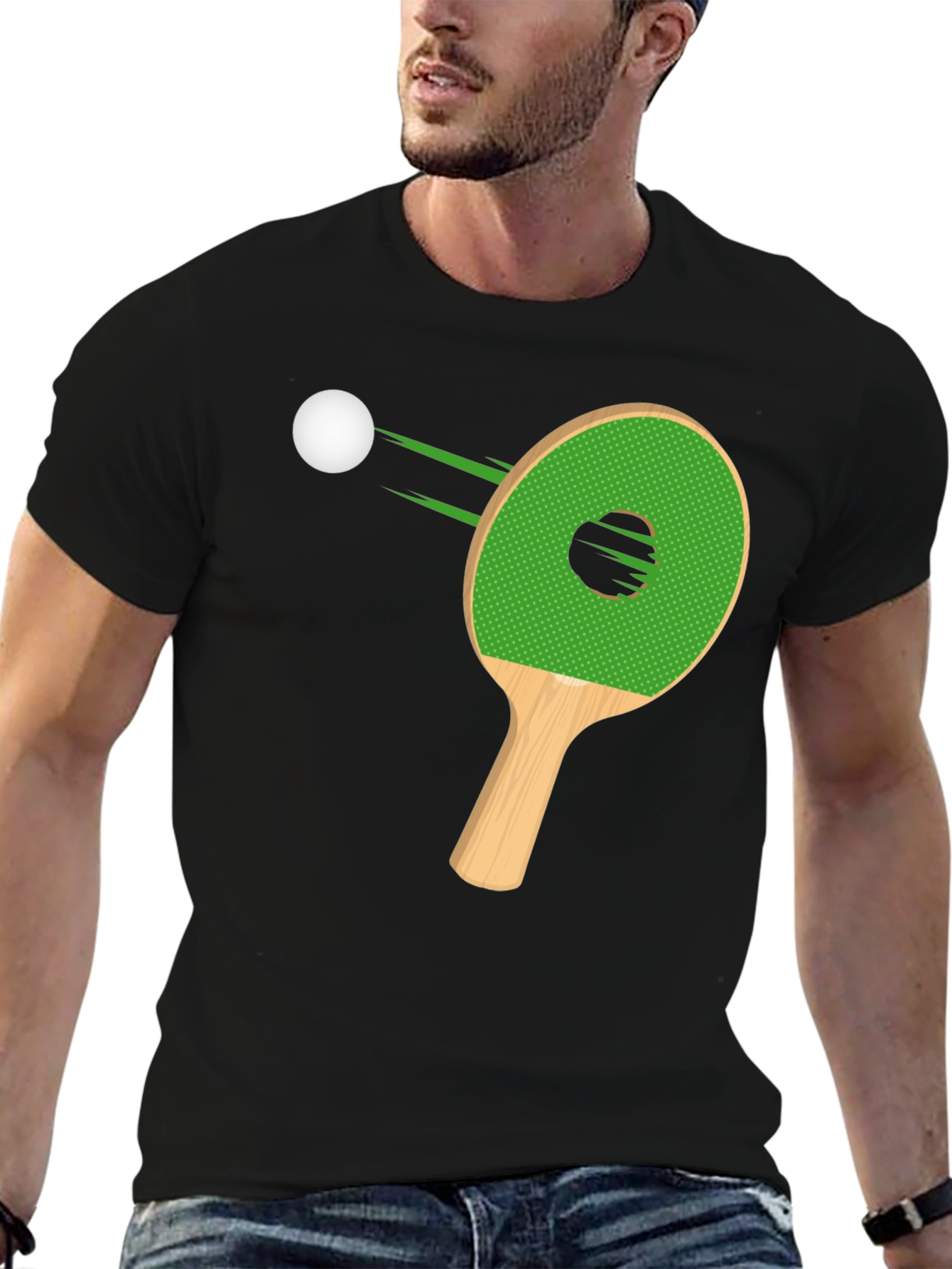 Ping Pong Paddle T-Shirt - Stylish Table Tennis Design