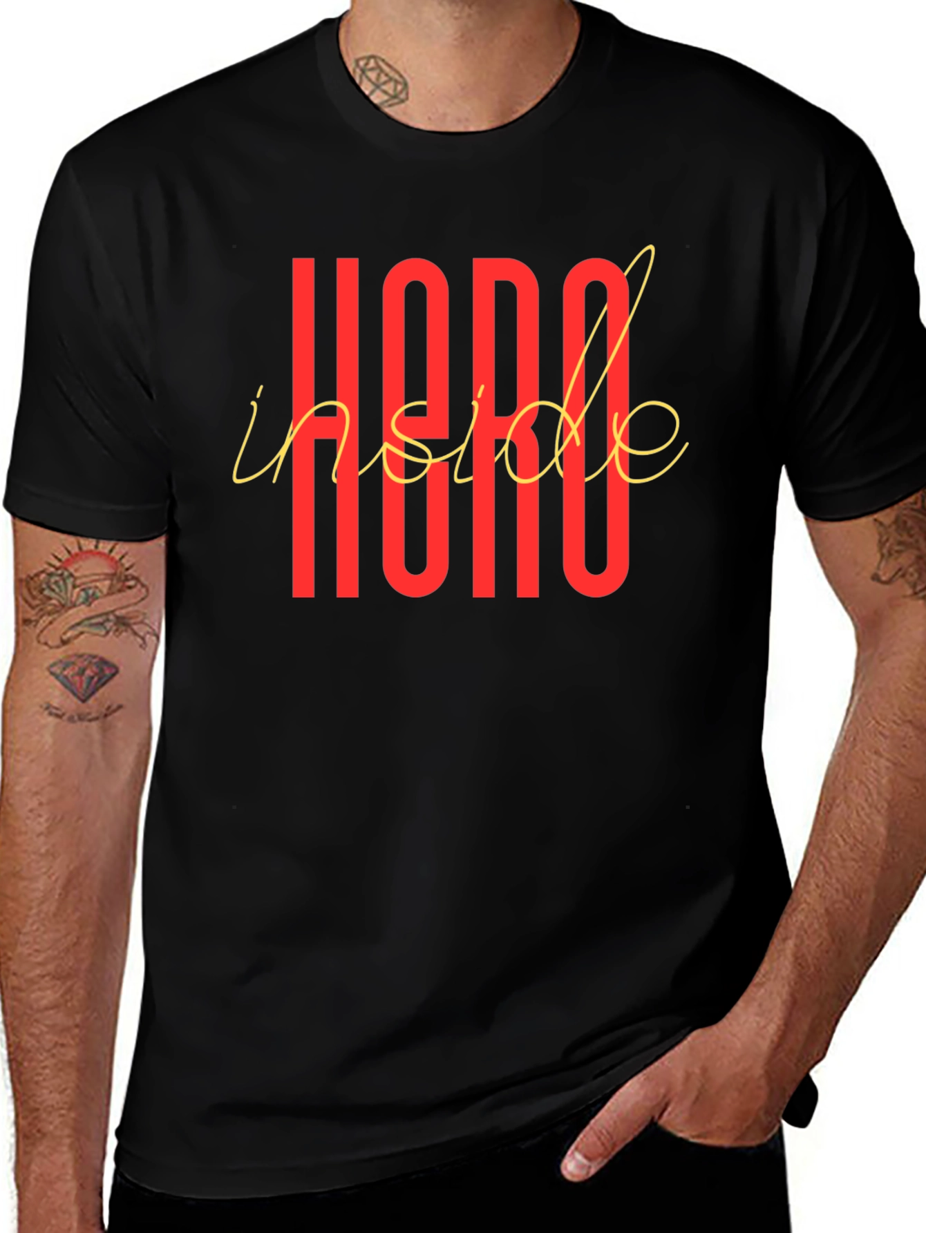 HODL Inside Bitcoin Crypto Black Graphic Tee