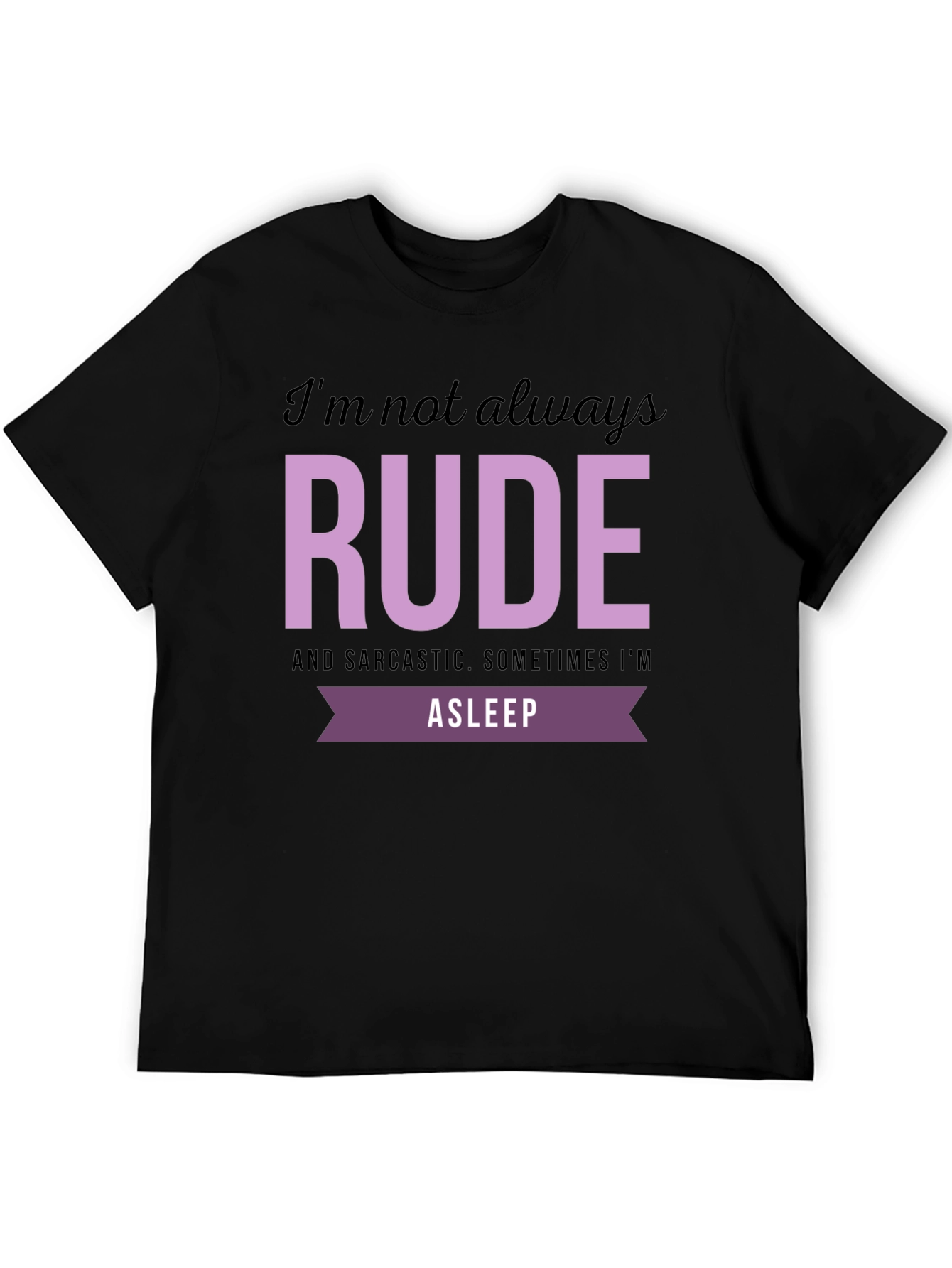 Funny RUDE Graphic T-Shirt