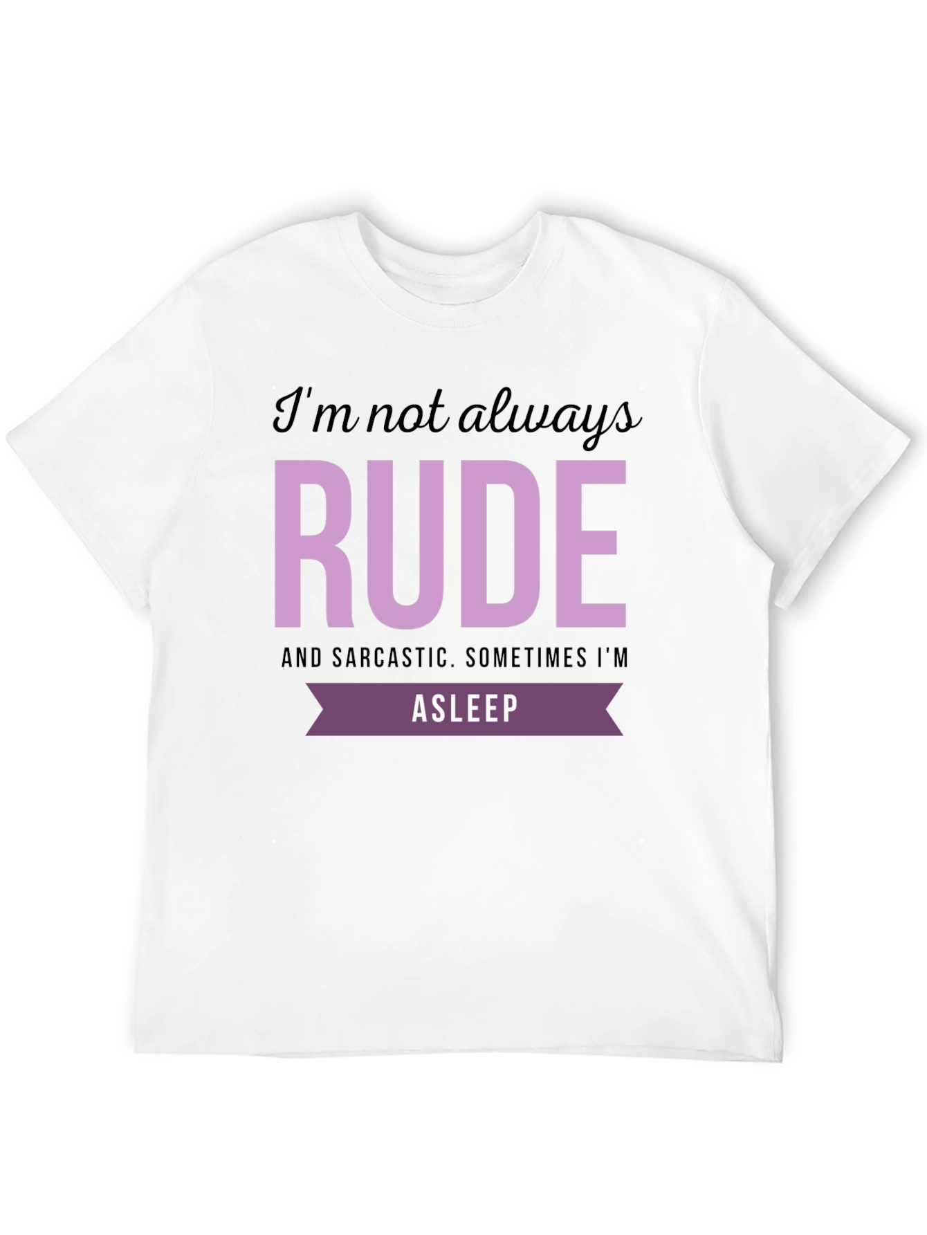 Funny RUDE Graphic T-Shirt