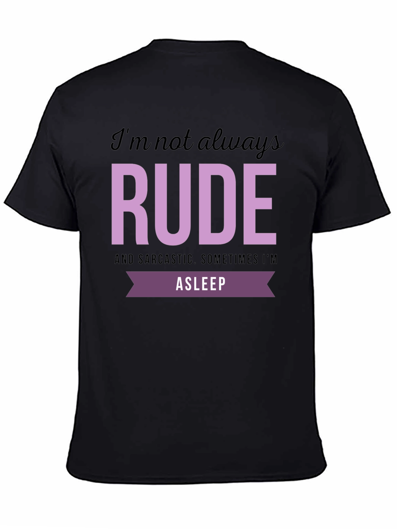 Funny RUDE Graphic T-Shirt