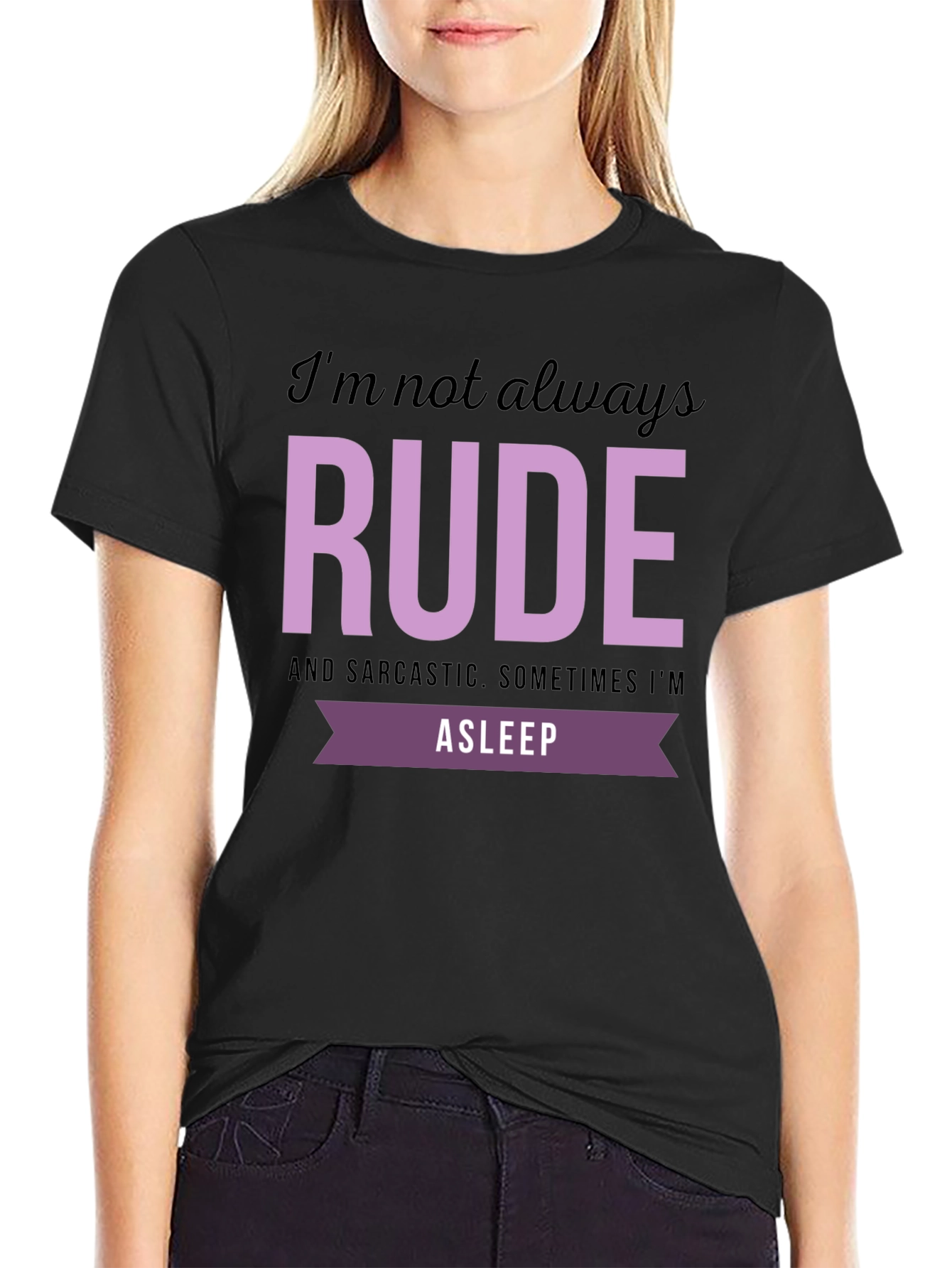 Funny RUDE Graphic T-Shirt