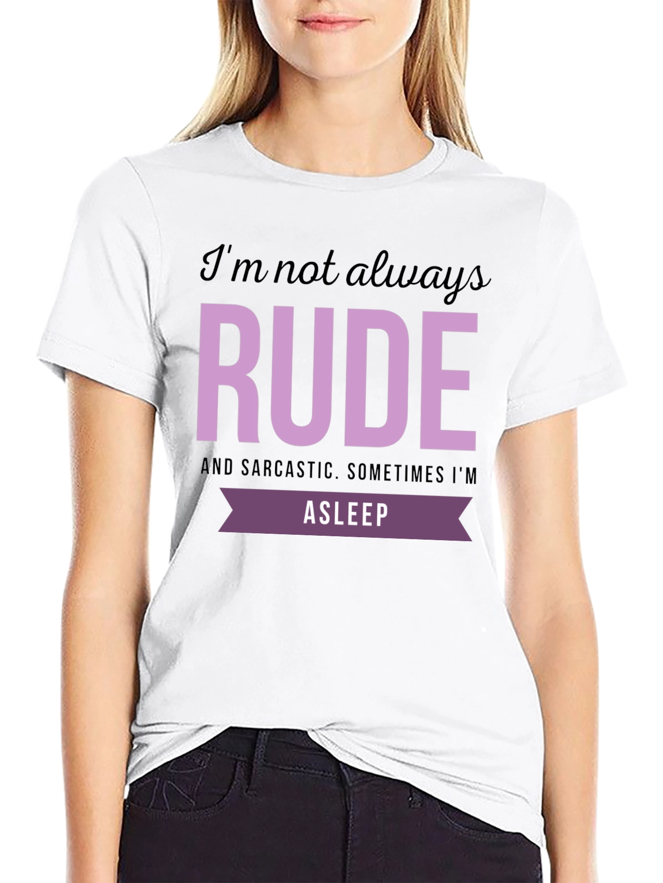 Funny RUDE Graphic T-Shirt